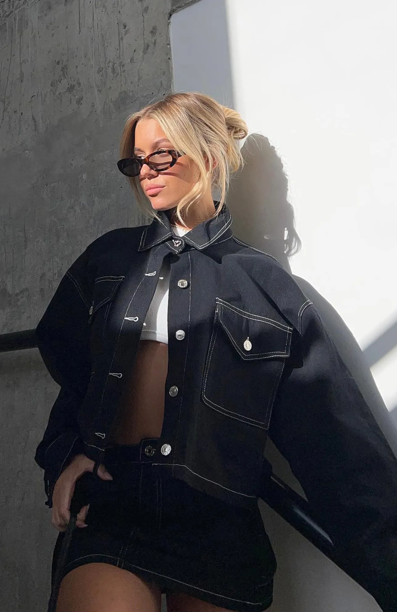 White Fox Boutique New Perspective Jacket black Online