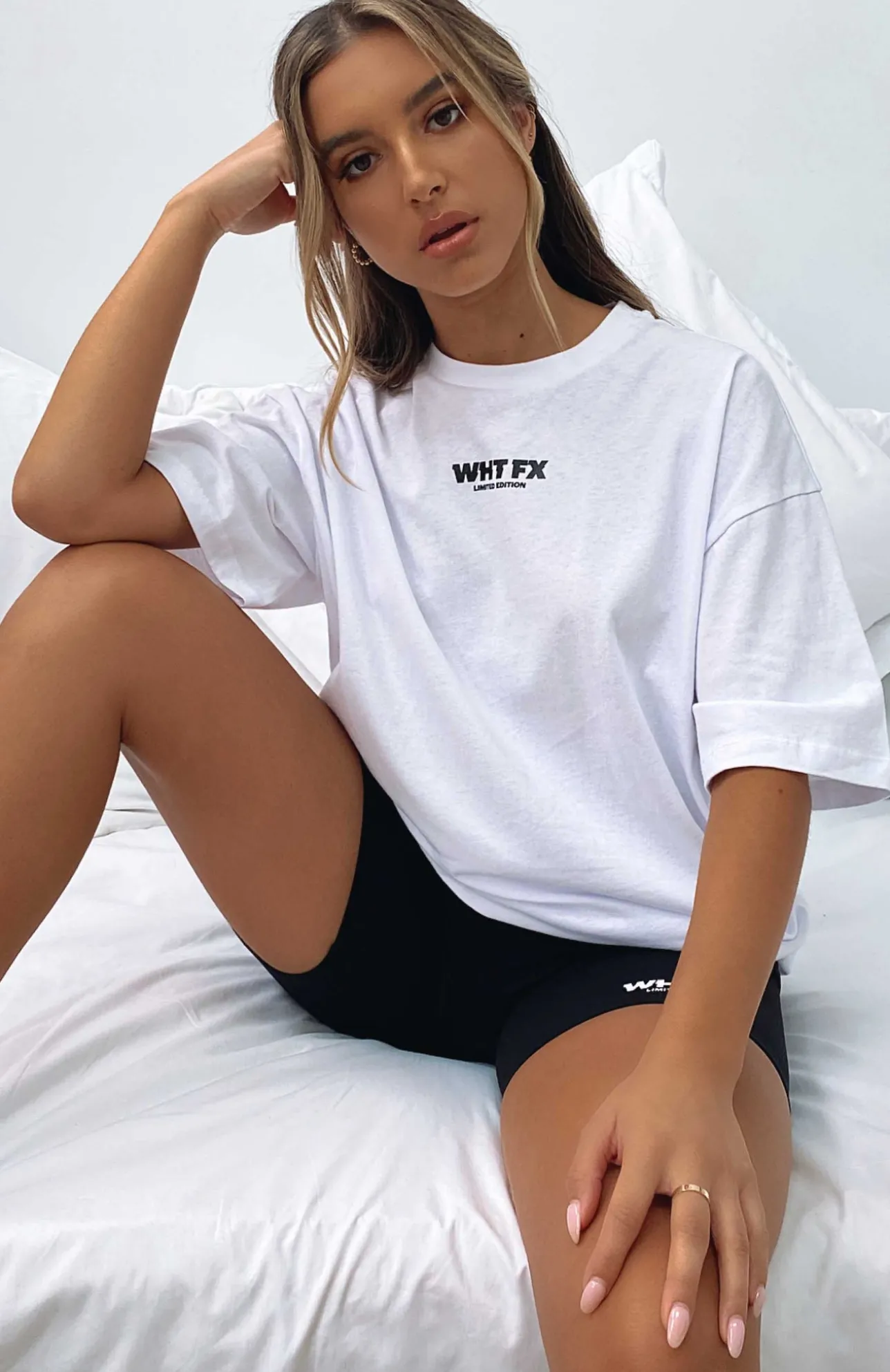 White Fox Boutique No Afterthought Tee white Best Sale