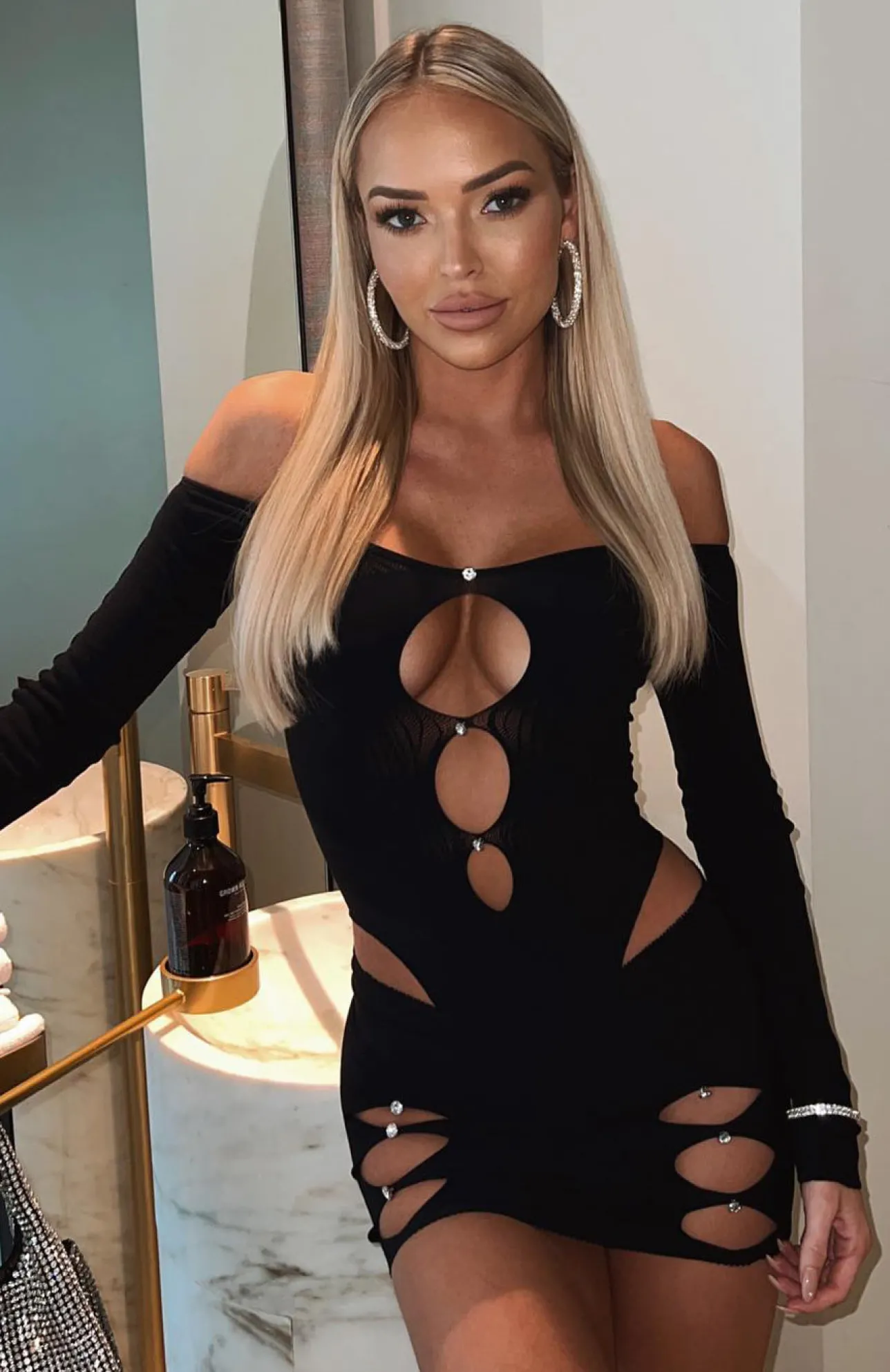 White Fox Boutique None Of Your Concern Bodysuit black Best