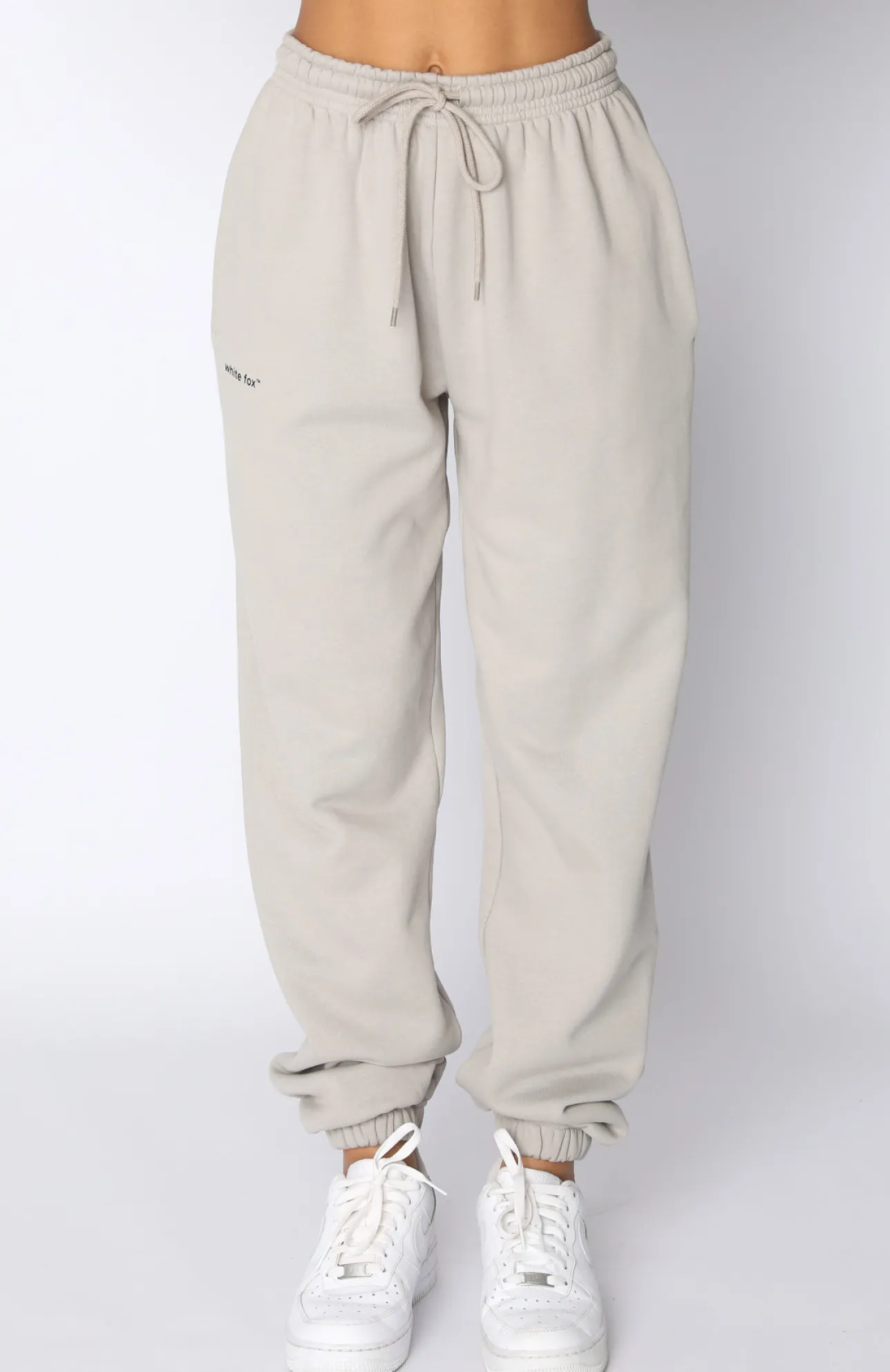 White Fox Boutique Not An Issue Sweatpants Mushroom grey Store