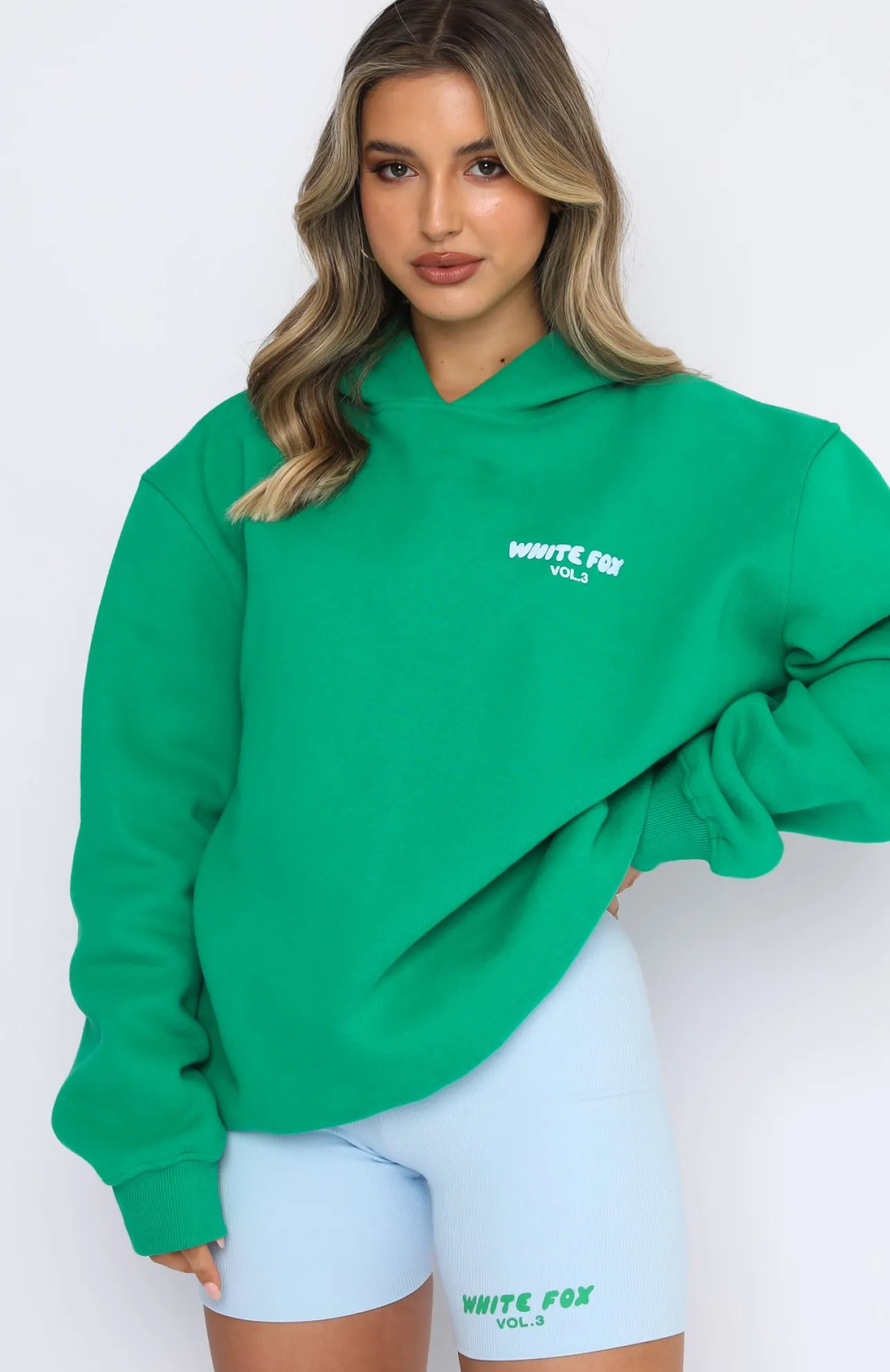 White Fox Boutique Offstage Hoodie Amazon green Flash Sale