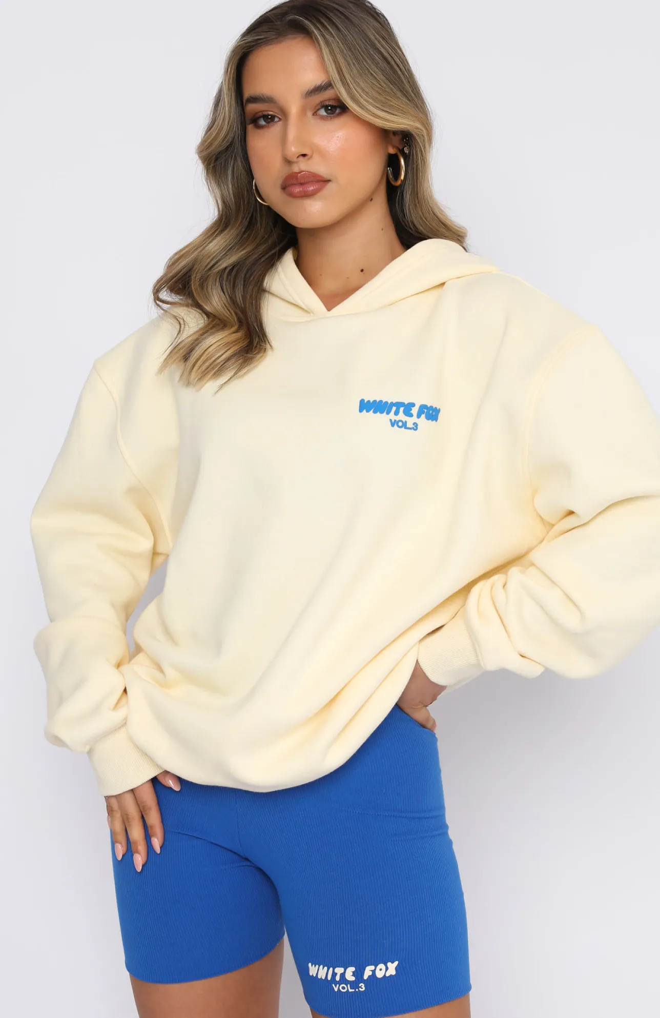 White Fox Boutique Offstage Hoodie Buttercream yellow Best