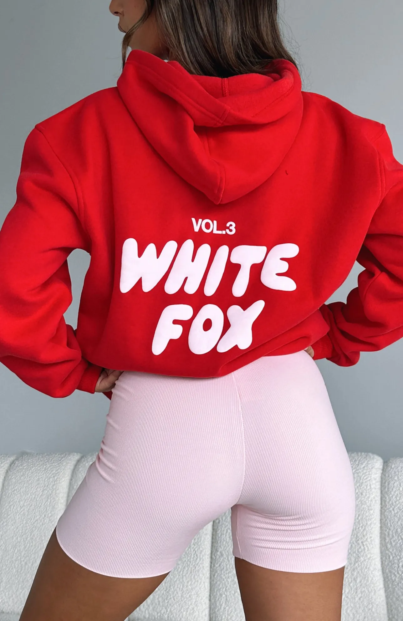 White Fox Boutique Offstage Hoodie Cherry red Sale