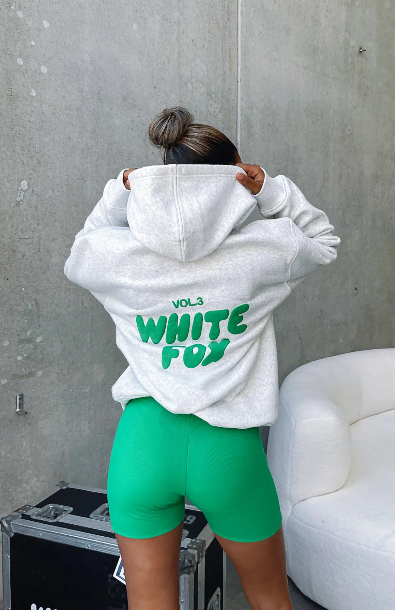 White Fox Boutique Offstage Hoodie Glacier grey Online