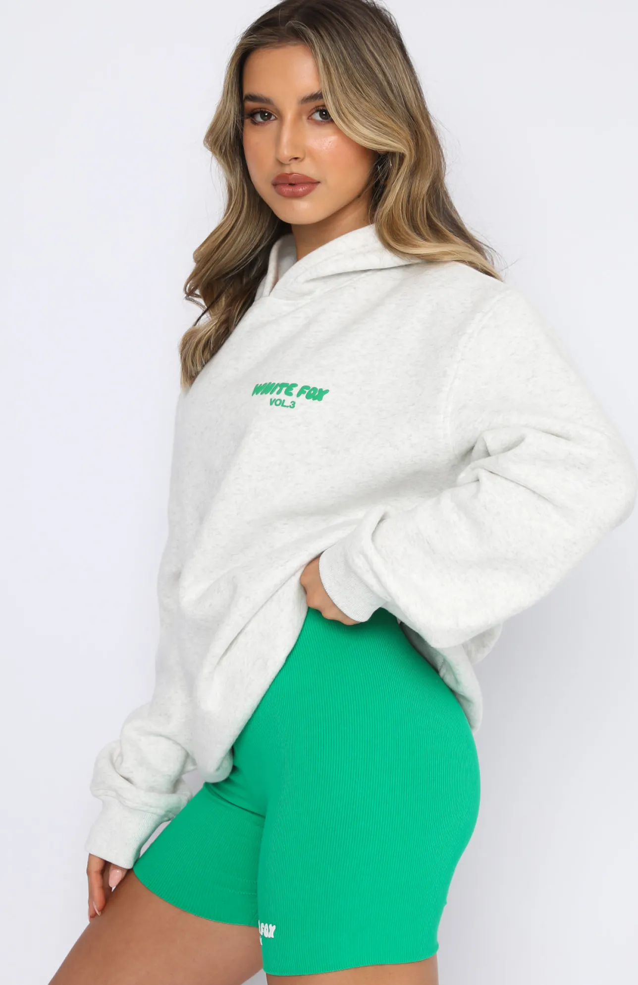 White Fox Boutique Offstage Hoodie Glacier grey Online