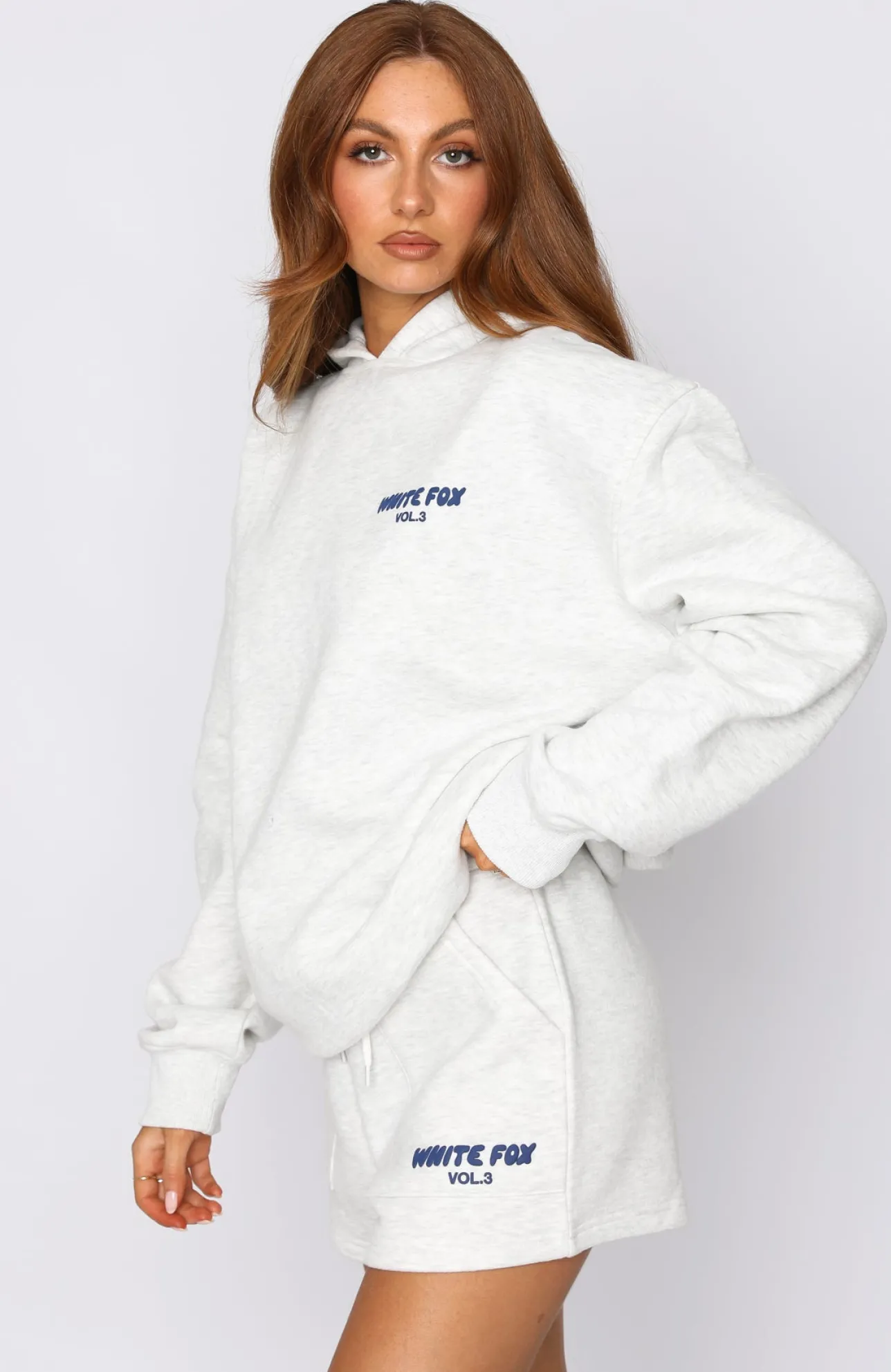 White Fox Boutique Offstage Hoodie Mineral grey Online