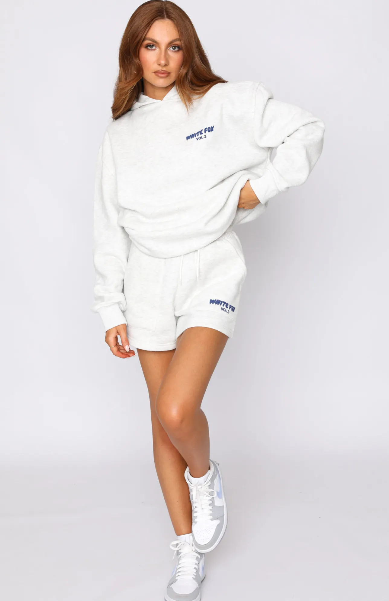 White Fox Boutique Offstage Hoodie Mineral grey Online