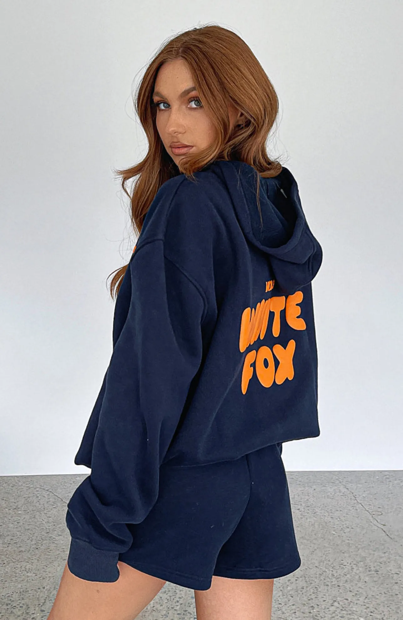 White Fox Boutique Offstage Hoodie Space Navy blue Store