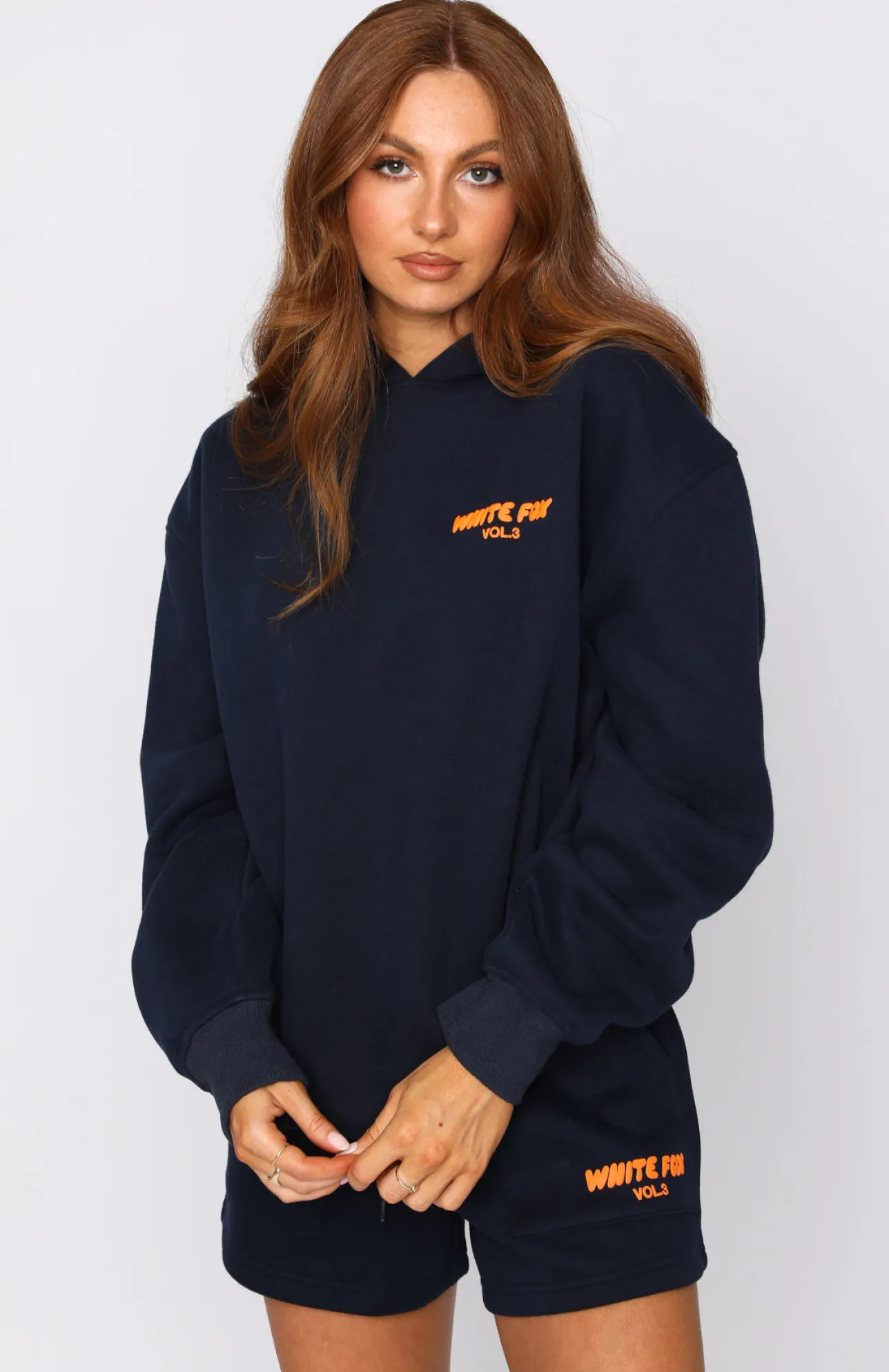 White Fox Boutique Offstage Hoodie Space Navy blue Store