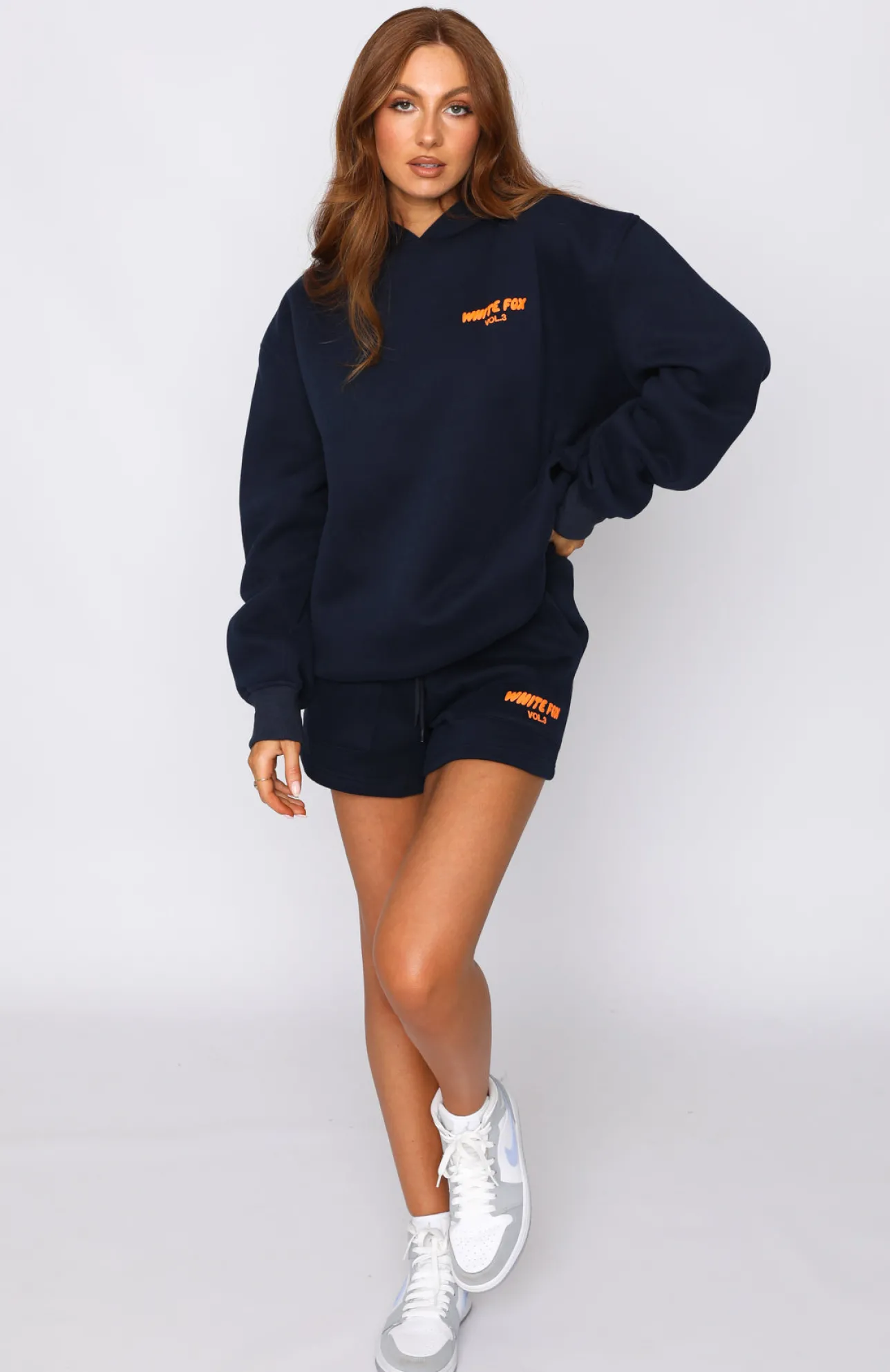White Fox Boutique Offstage Hoodie Space Navy blue Store
