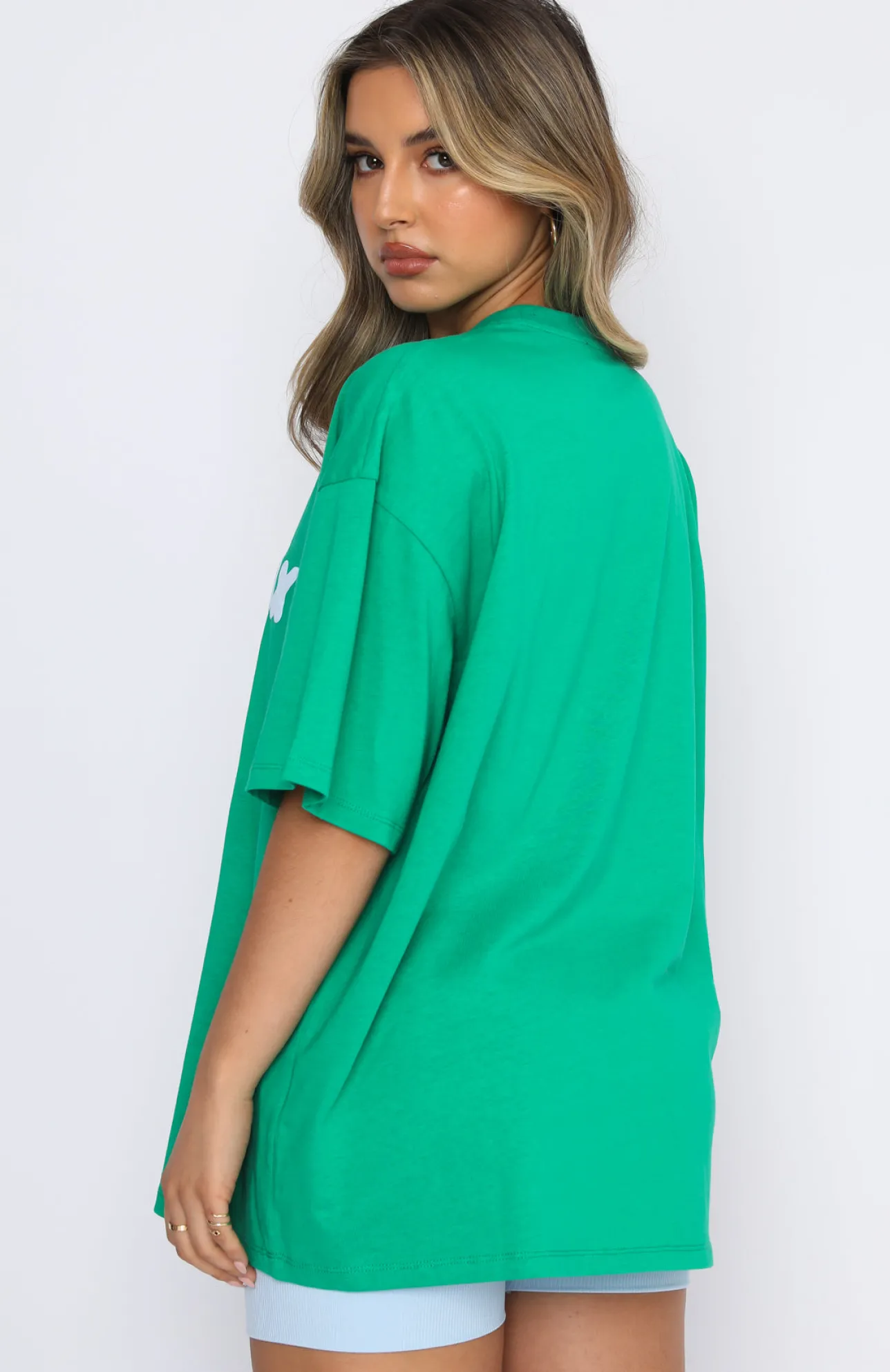 White Fox Boutique Offstage Oversized Tee Amazon green Best