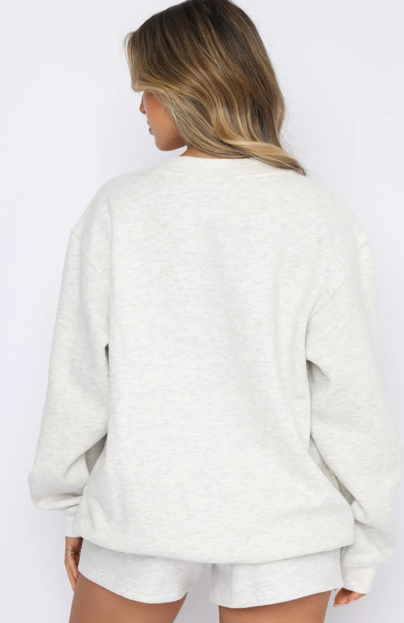 White Fox Boutique Offstage Sweater Glacier grey Online