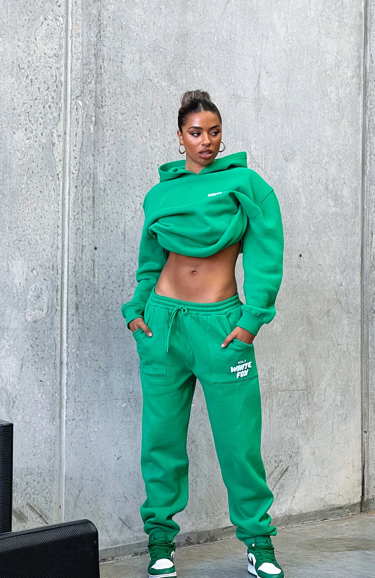 White Fox Boutique Offstage Sweatpants Amazon green Store