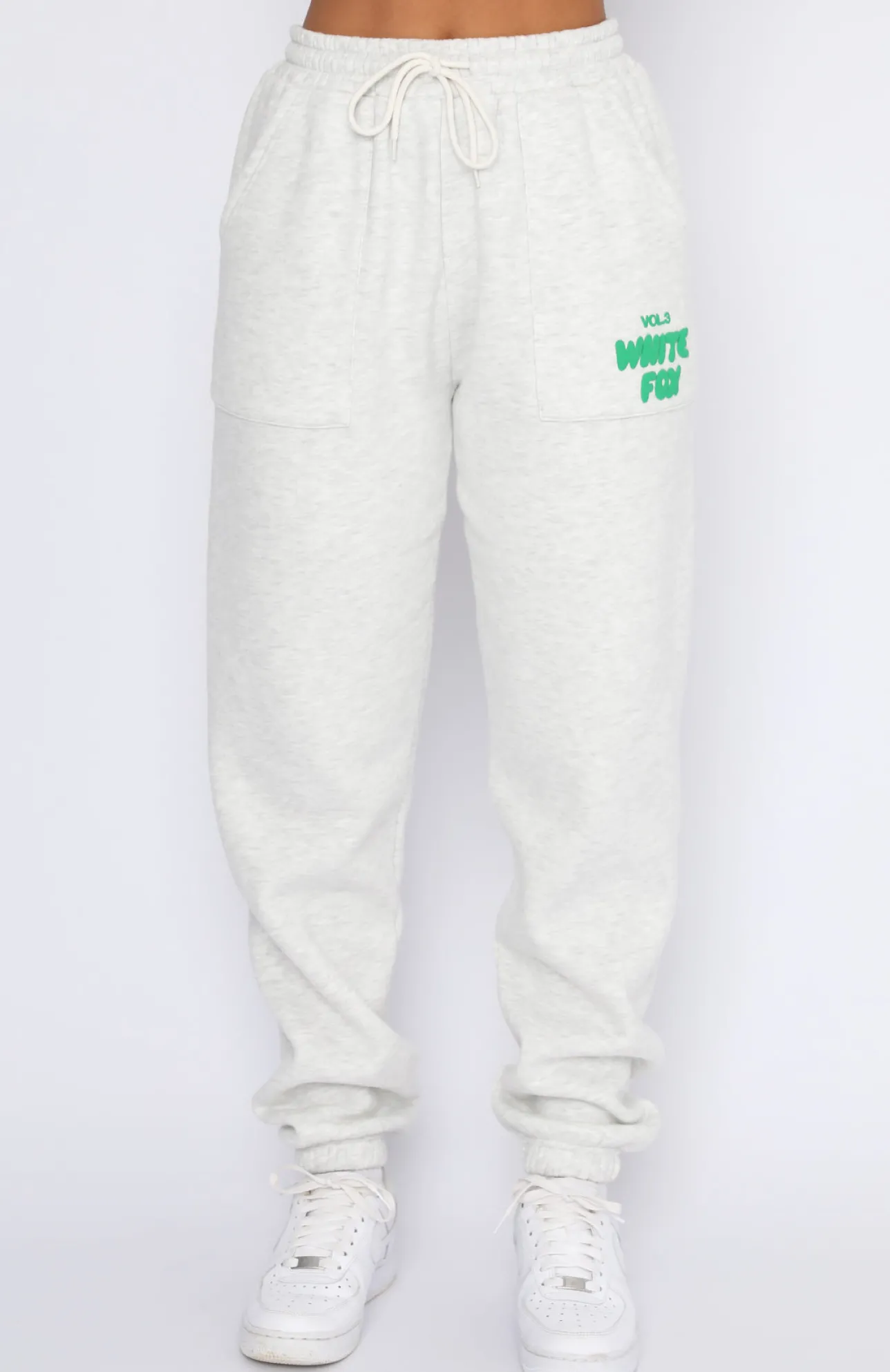 White Fox Boutique Offstage Sweatpants Glacier grey Flash Sale
