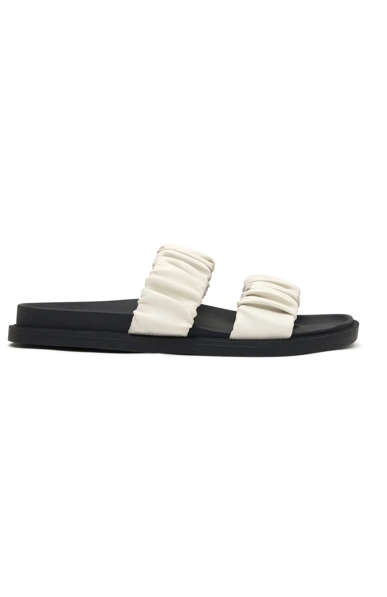 White Fox Boutique Ollie Slides Bone PU white Clearance