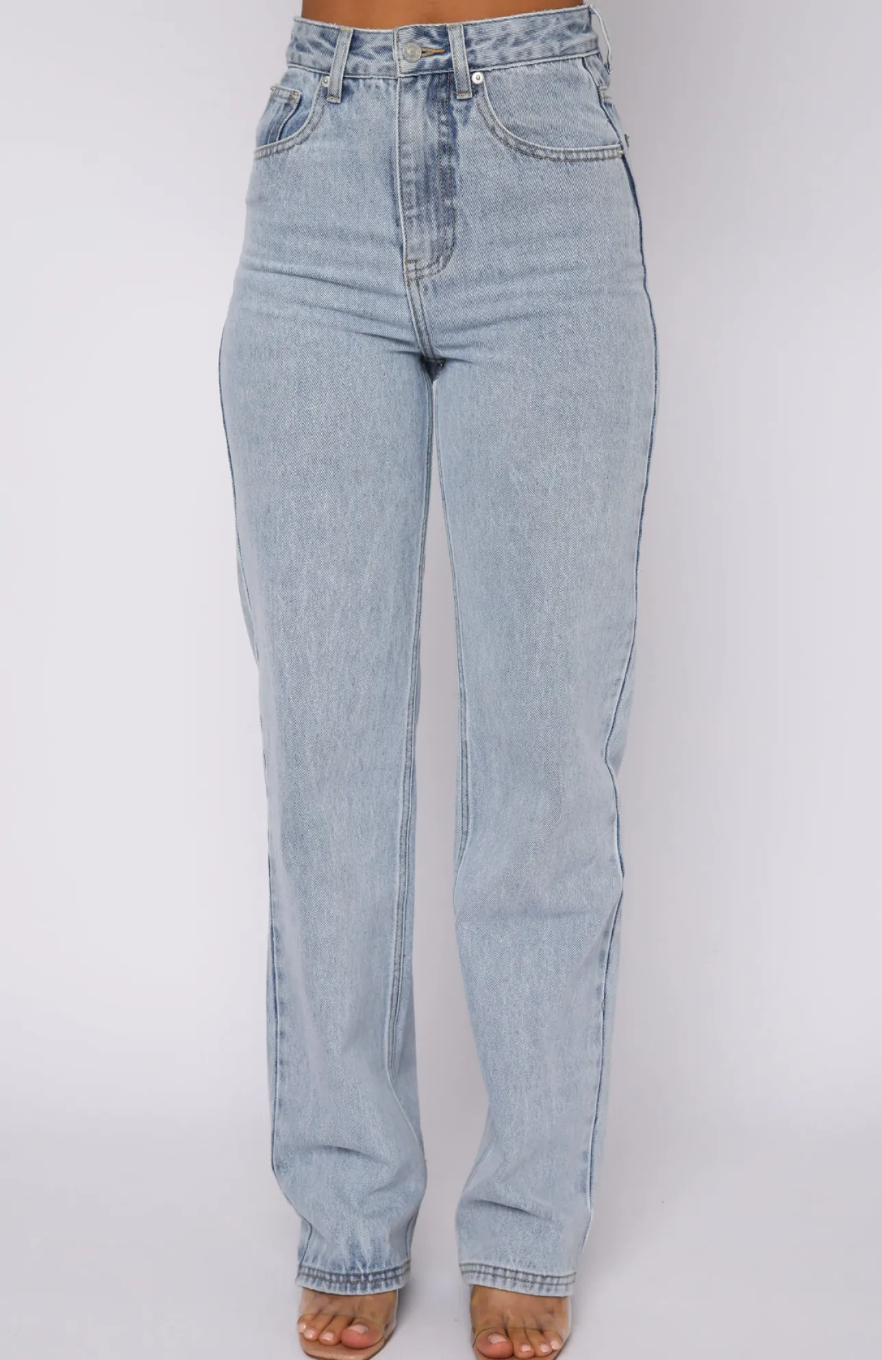 White Fox Boutique On Replay Jeans Ice blue Fashion