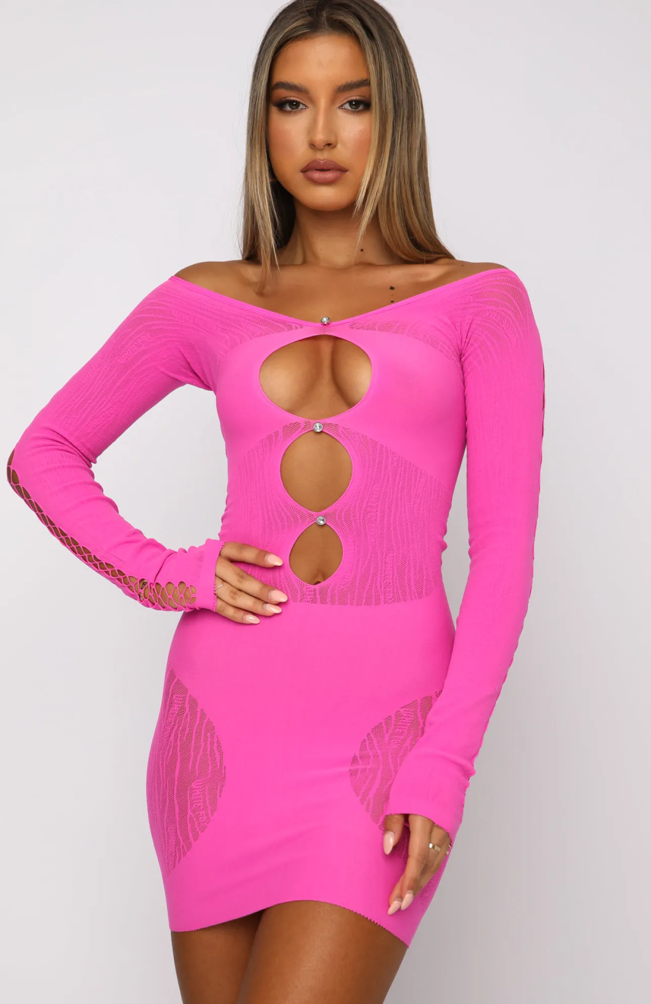 White Fox Boutique One Of A Kind Mini Dress Hot pink Best