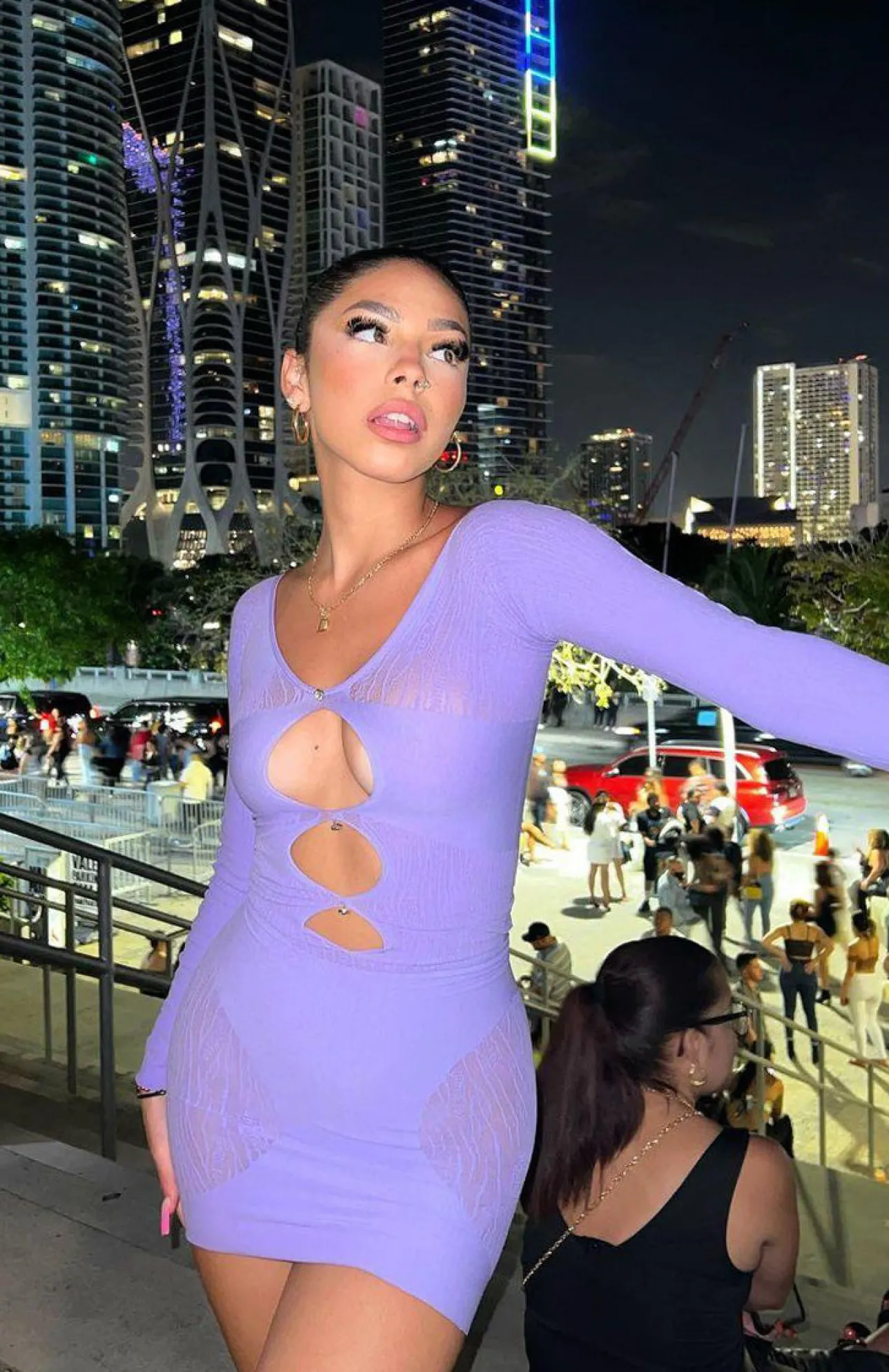 White Fox Boutique One Of A Kind Mini Dress purple Online