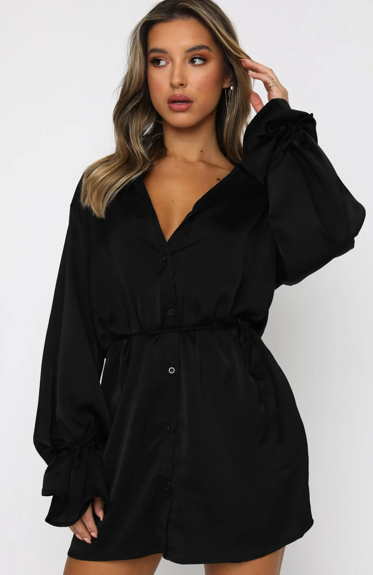 White Fox Boutique Only Gets Better Mini Dress black Cheap