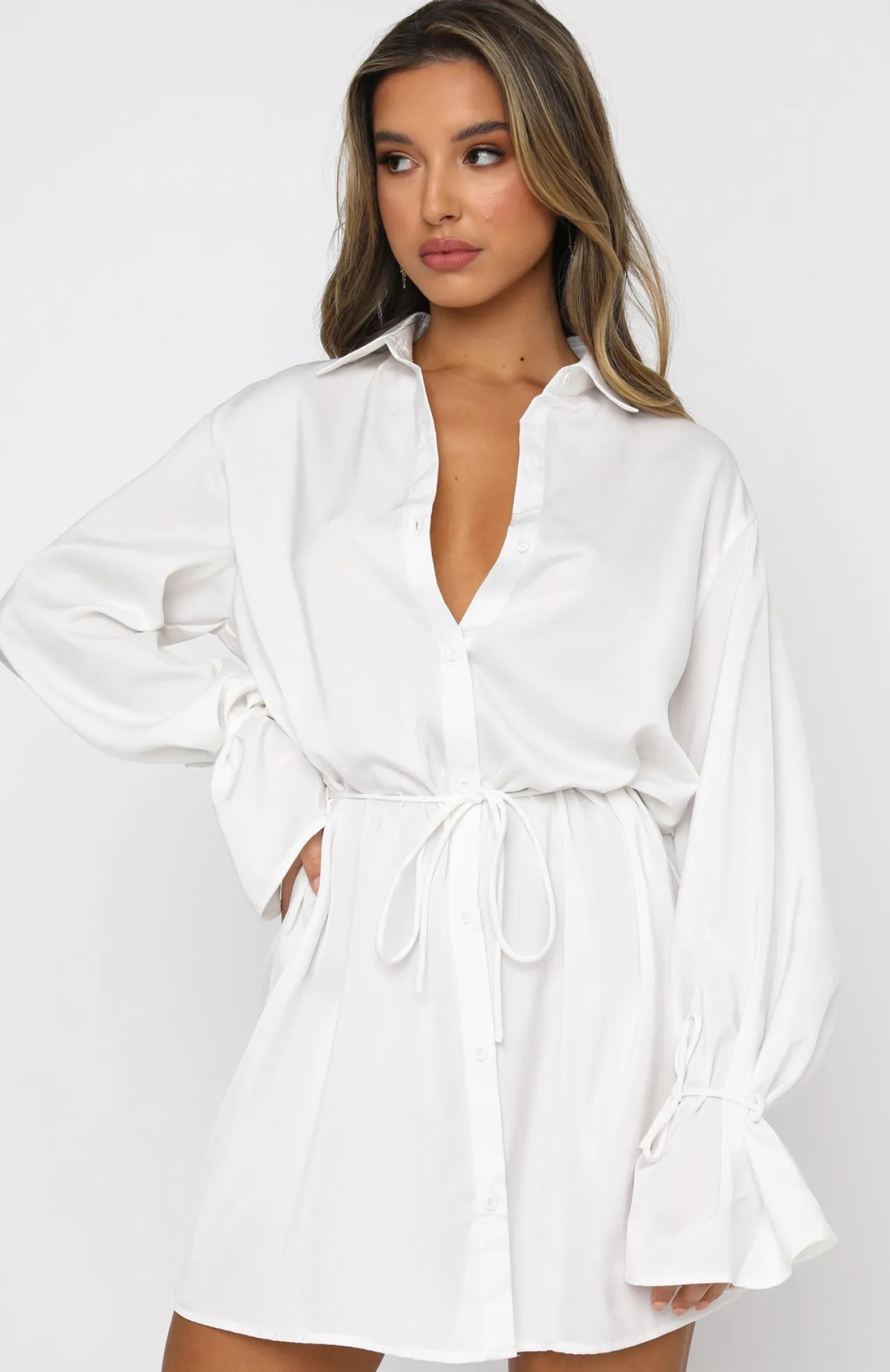 White Fox Boutique Only Gets Better Mini Dress Off white Best