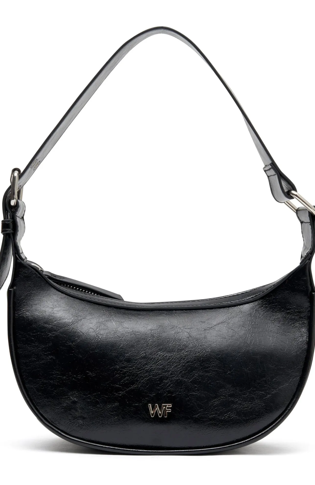 White Fox Boutique Orelia Bag Crinkle PU black Shop