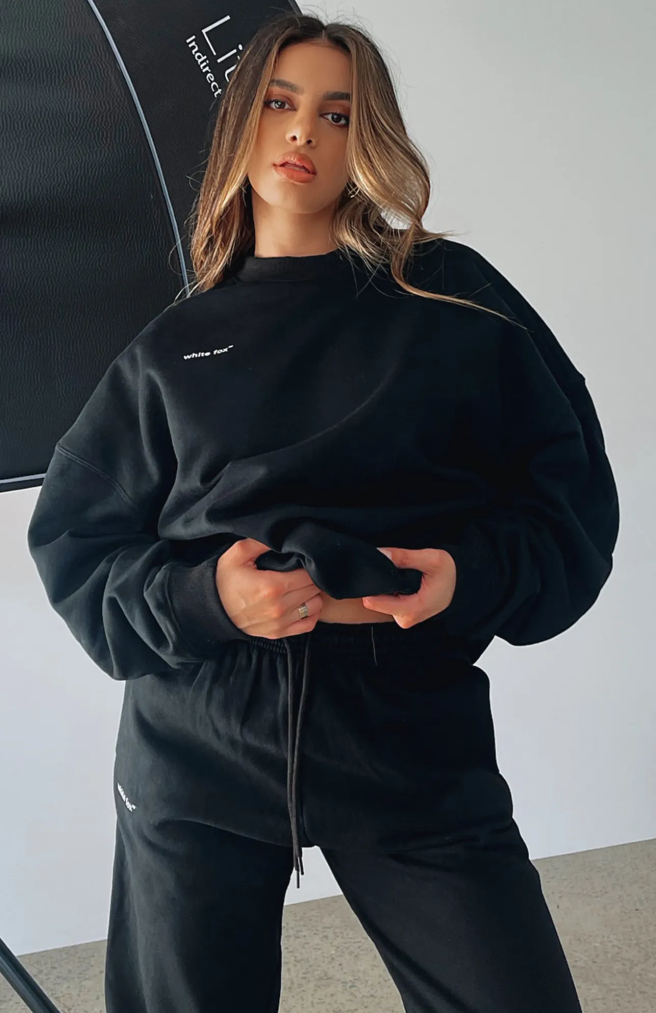 White Fox Boutique Own The Moment Sweater black Cheap