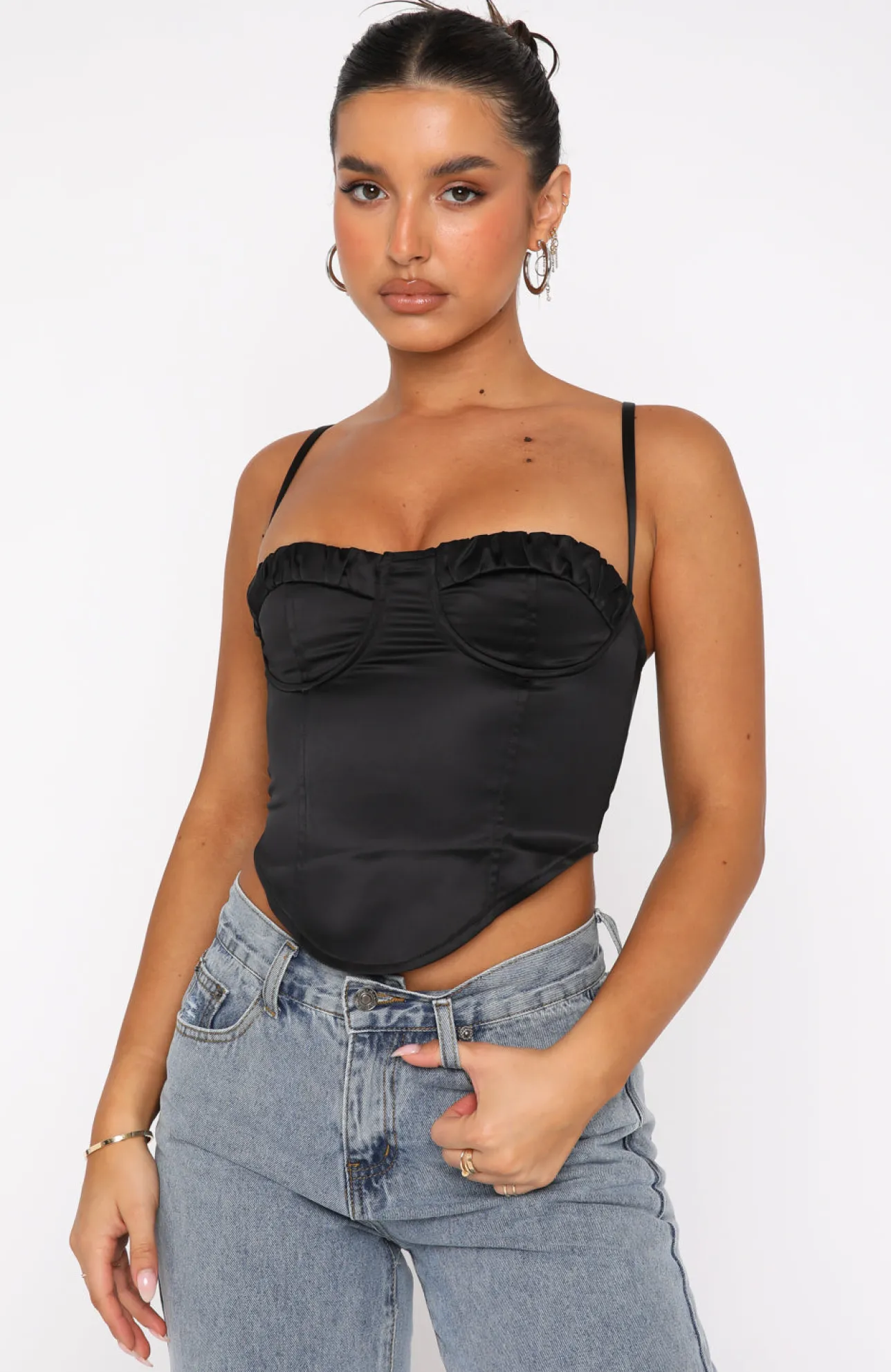 White Fox Boutique Partner In Crime Bustier black Sale