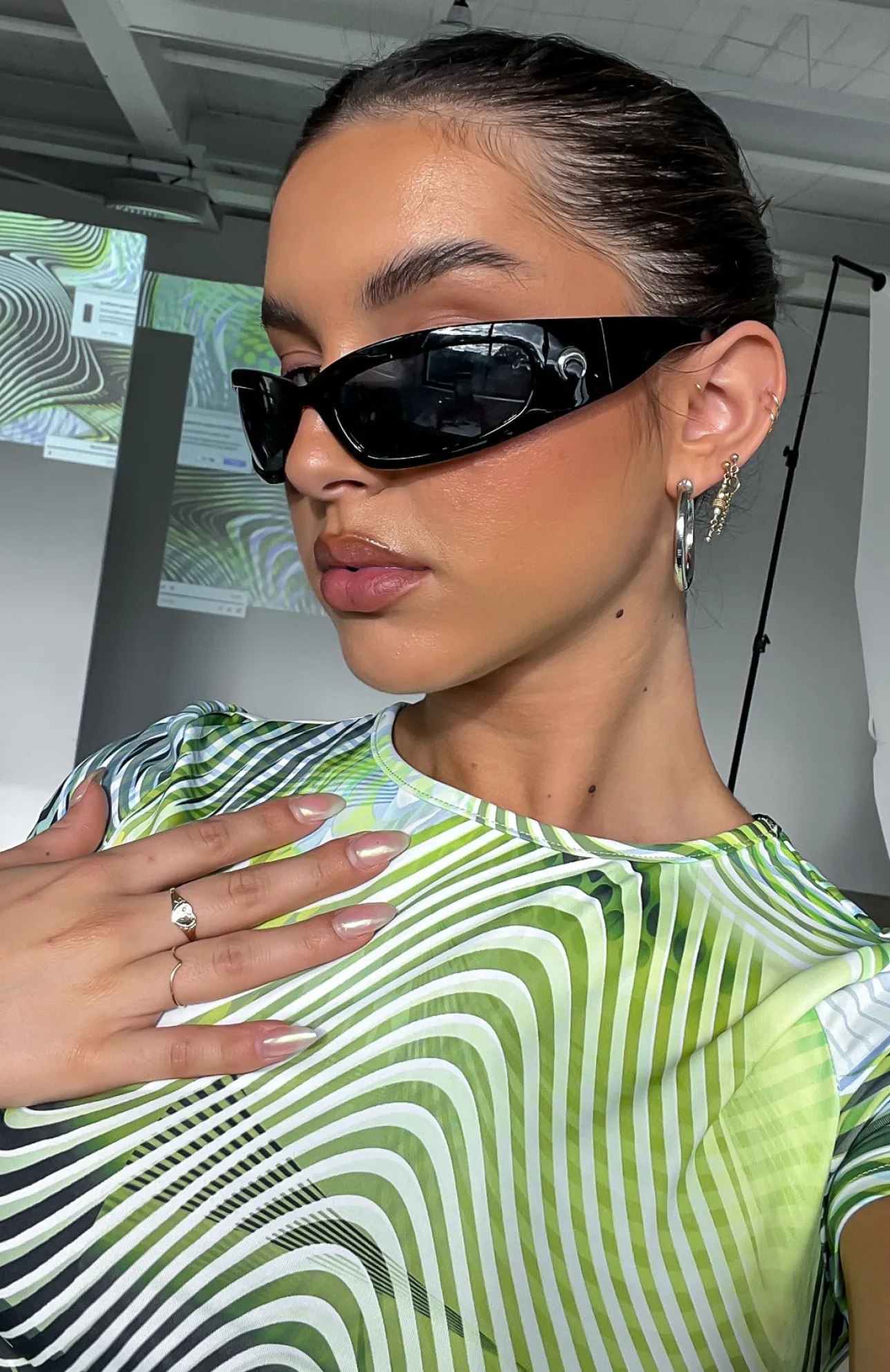 White Fox Boutique Pepper Sunglasses black Best