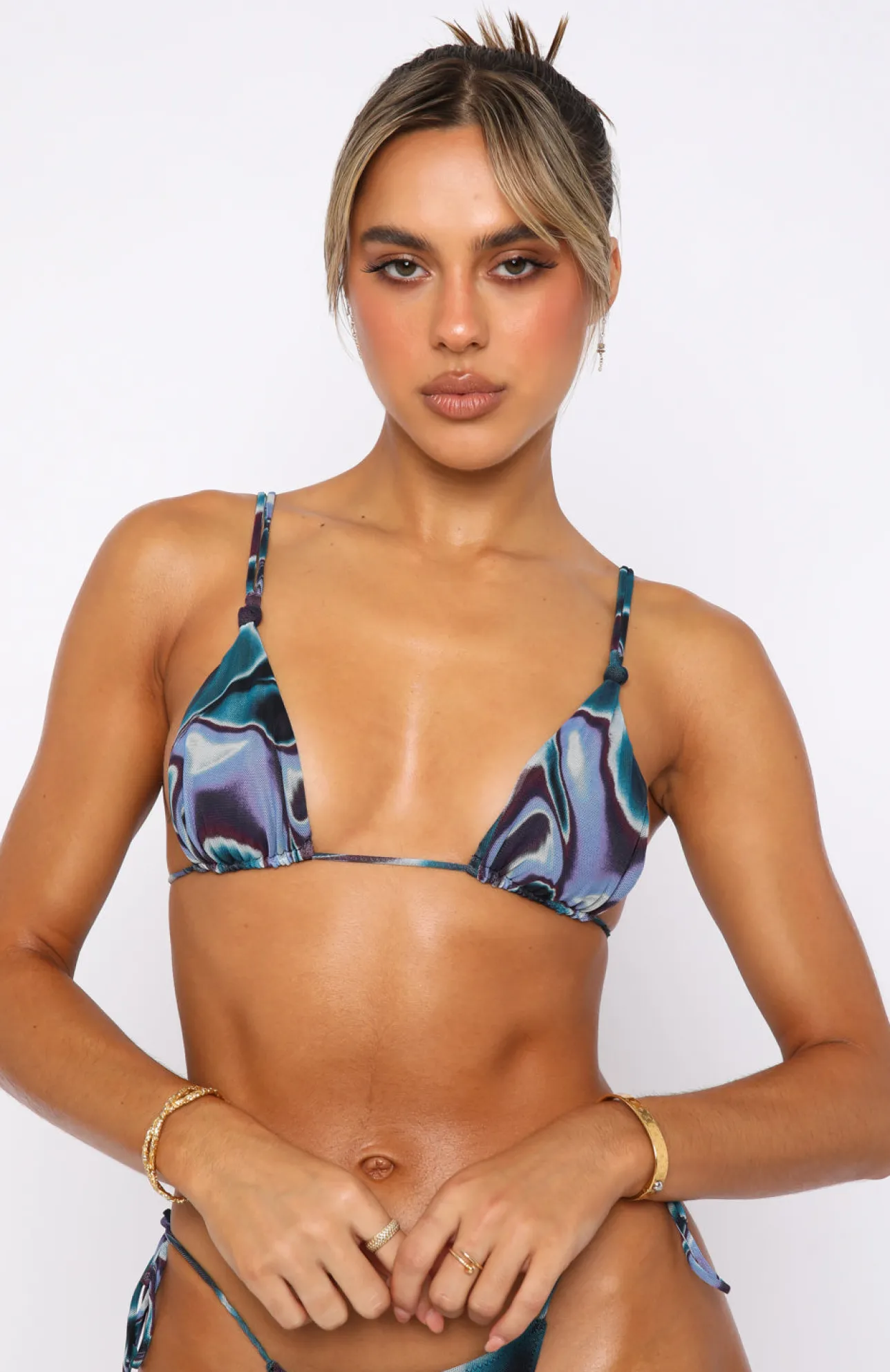White Fox Boutique Private Island Bikini Top Cosmic multi Shop