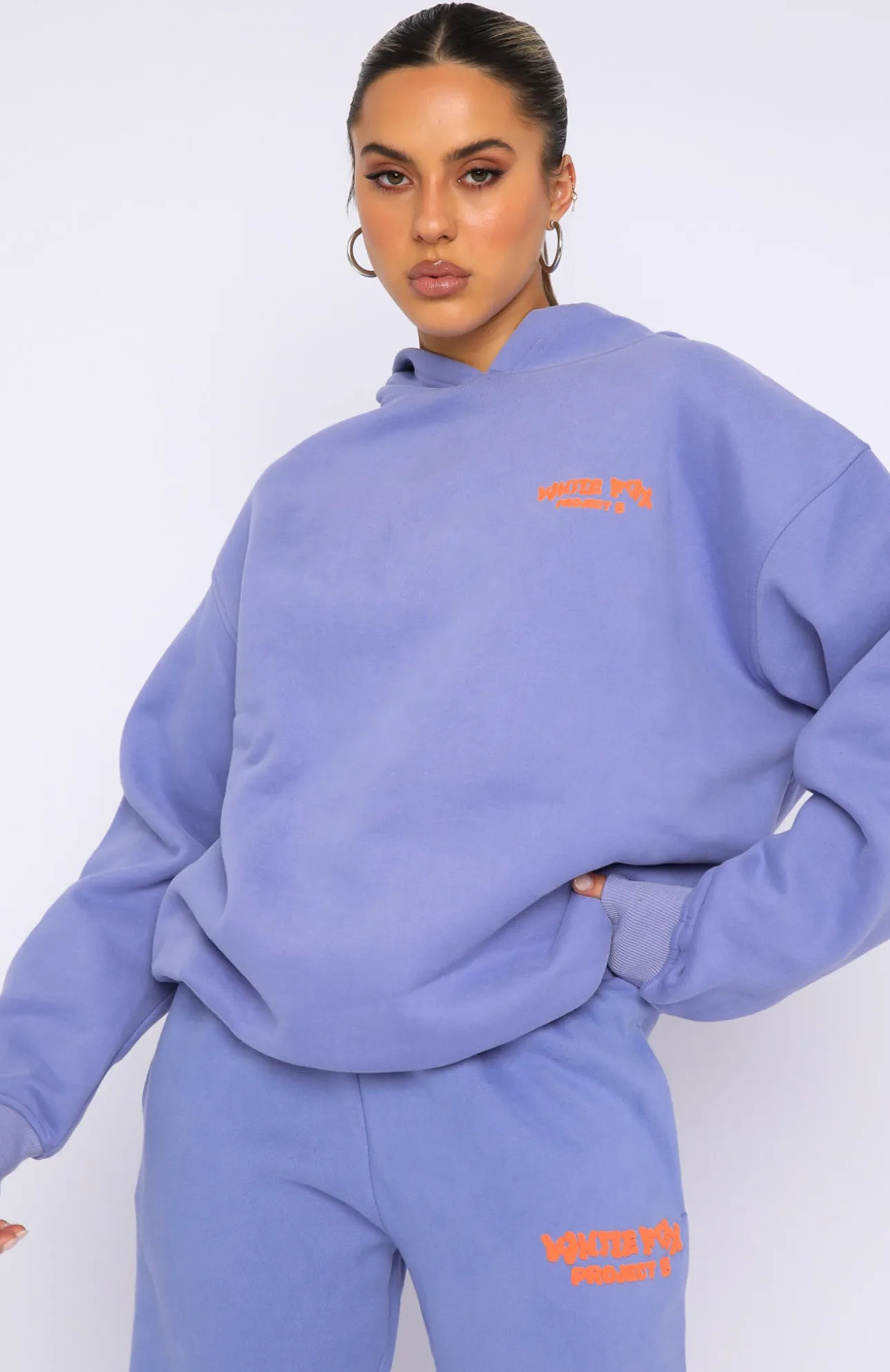 White Fox Boutique Project 5 Oversized Hoodie Grape purple Online