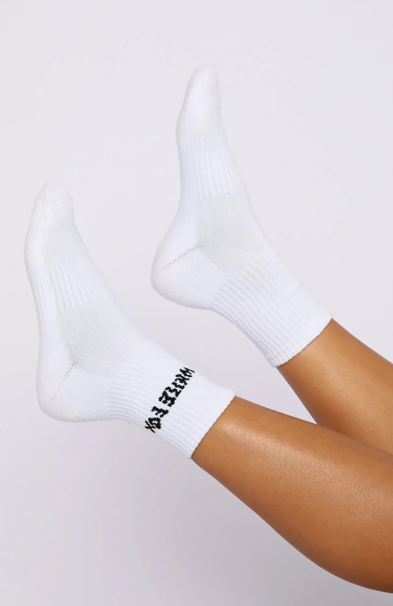 White Fox Boutique Project 5 Socks white Cheap