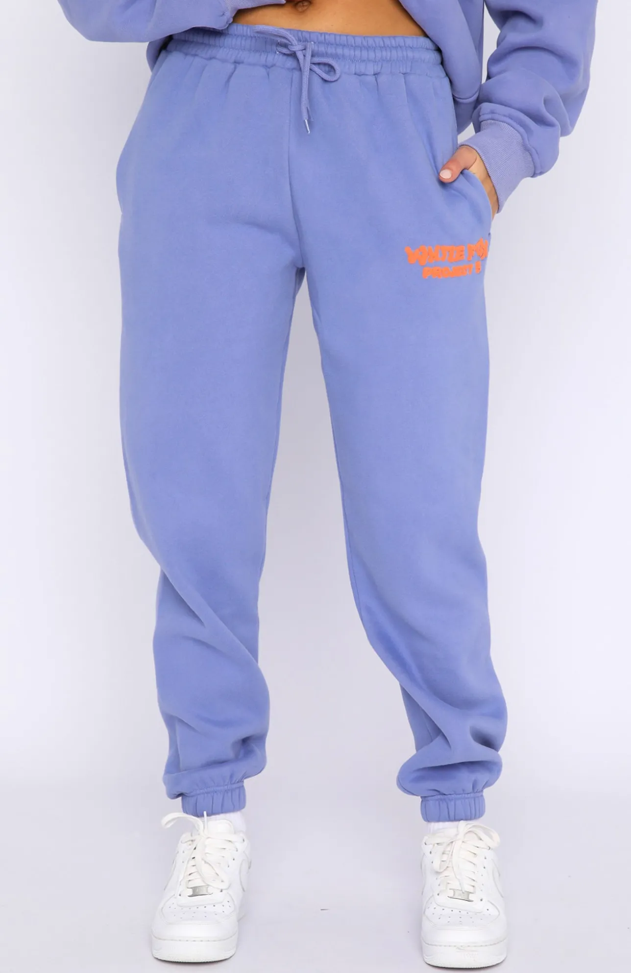 White Fox Boutique Project 5 Sweatpants Grape purple Cheap