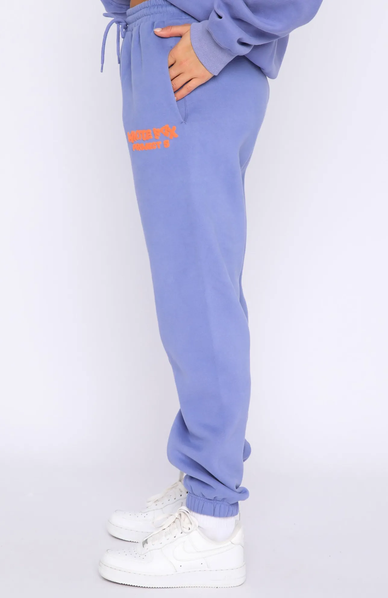 White Fox Boutique Project 5 Sweatpants Grape purple Cheap