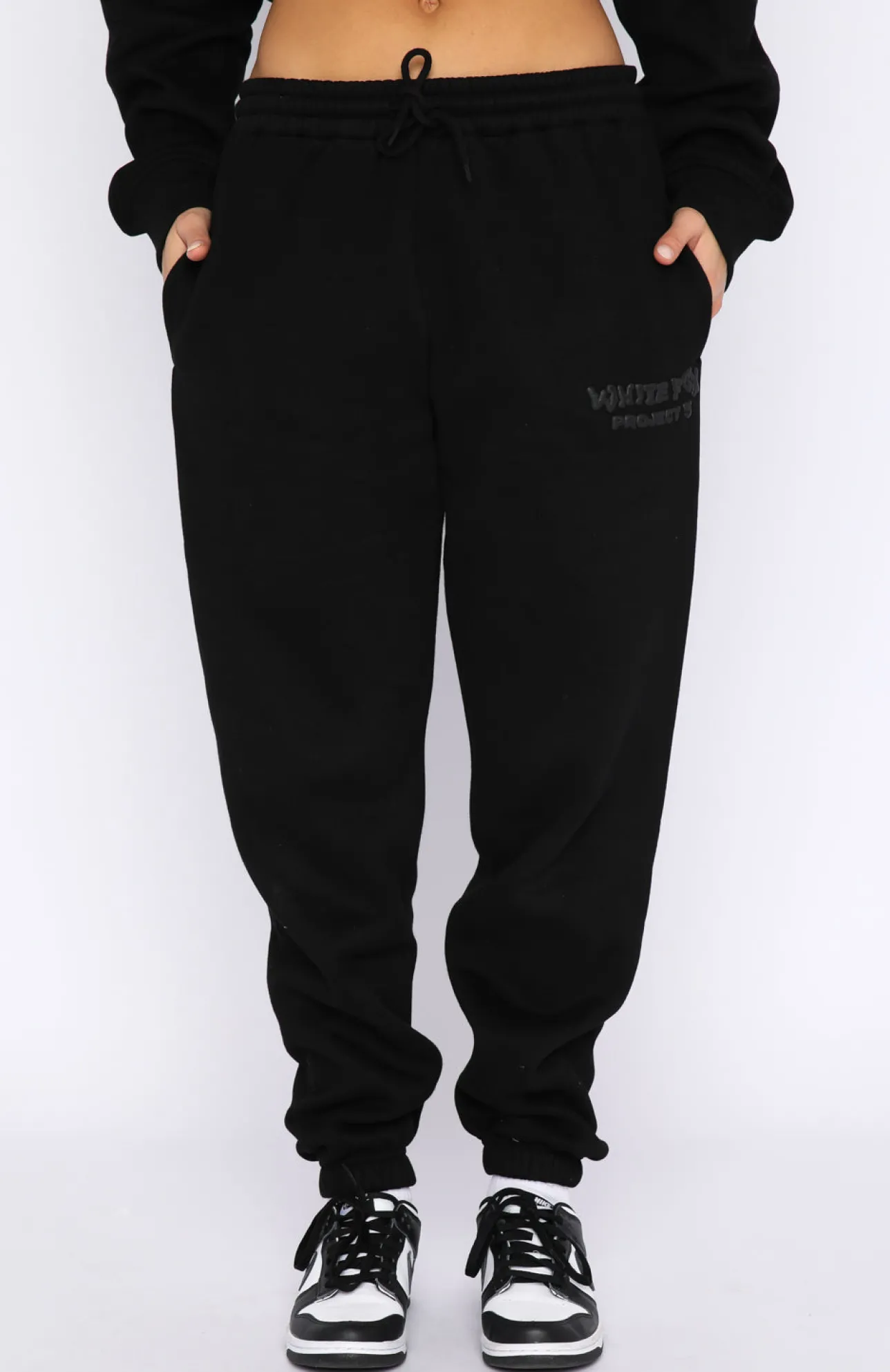 White Fox Boutique Project 5 Sweatpants Ink black Fashion