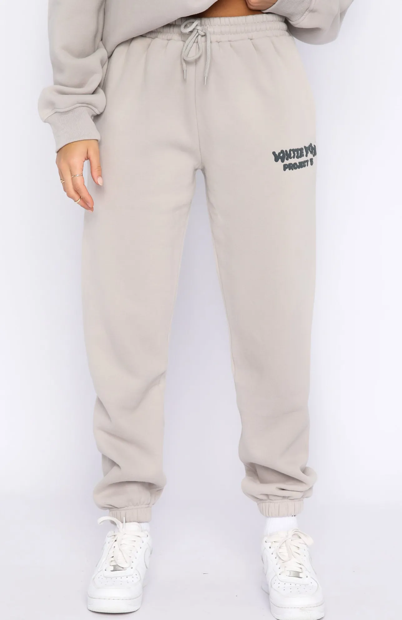 White Fox Boutique Project 5 Sweatpants Lunar grey Clearance