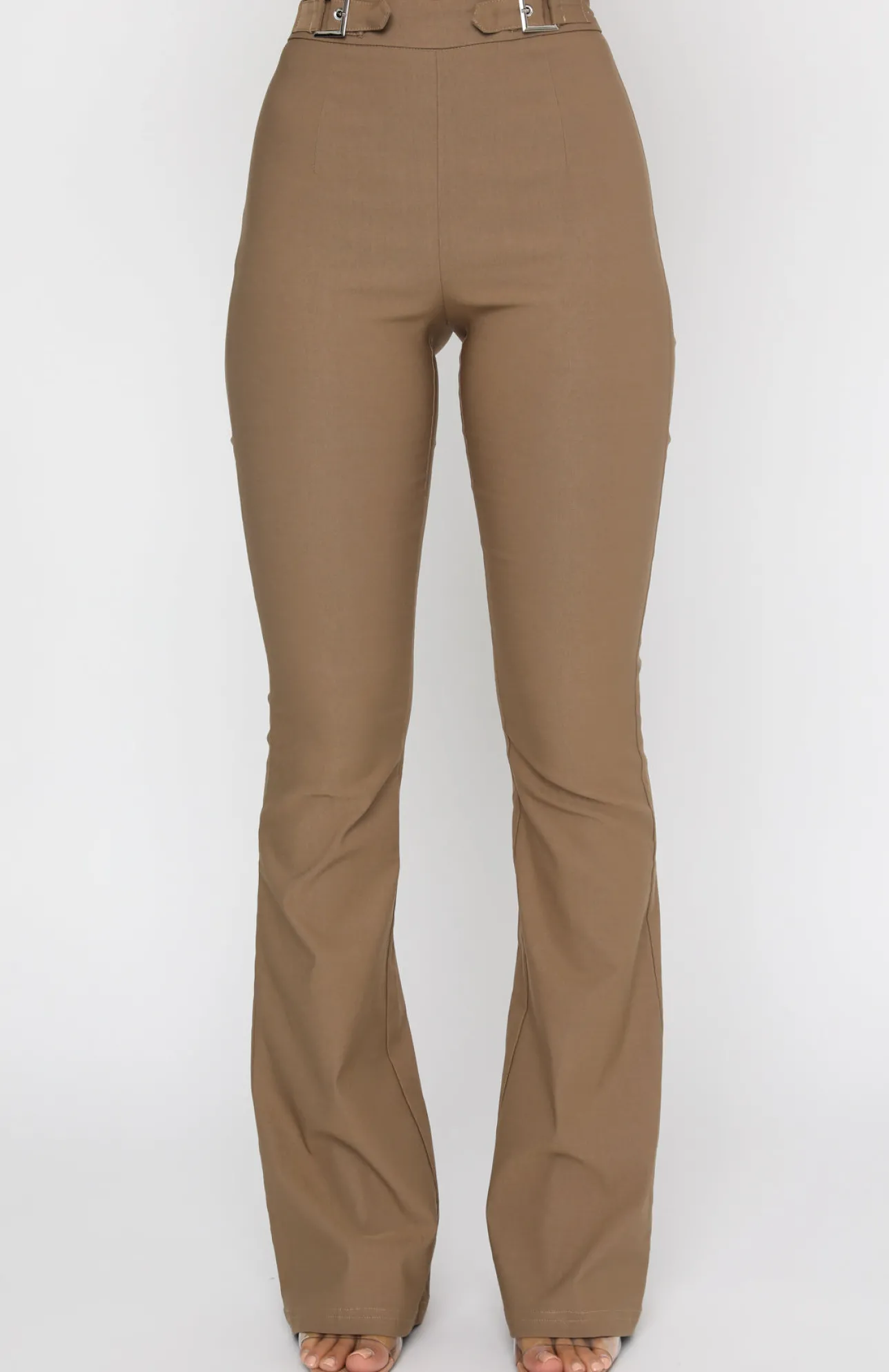 White Fox Boutique Satisfy Me Pants Mocha brown Fashion