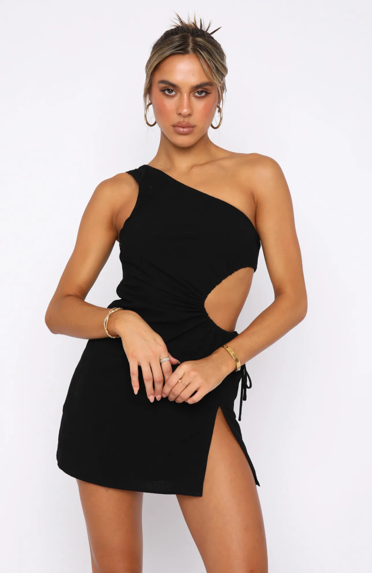 White Fox Boutique Say It Now Mini Dress black Online