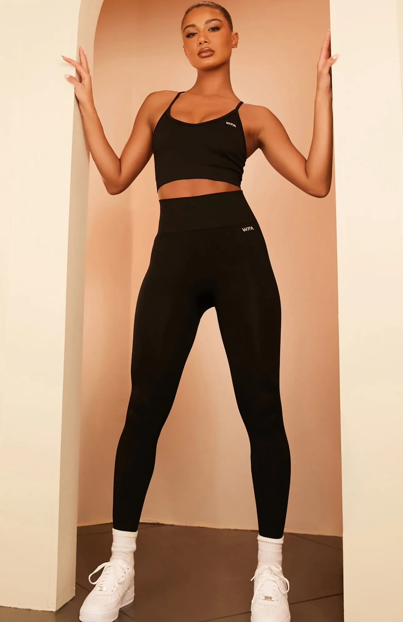 White Fox Boutique Seamless High Waisted Leggings black Discount