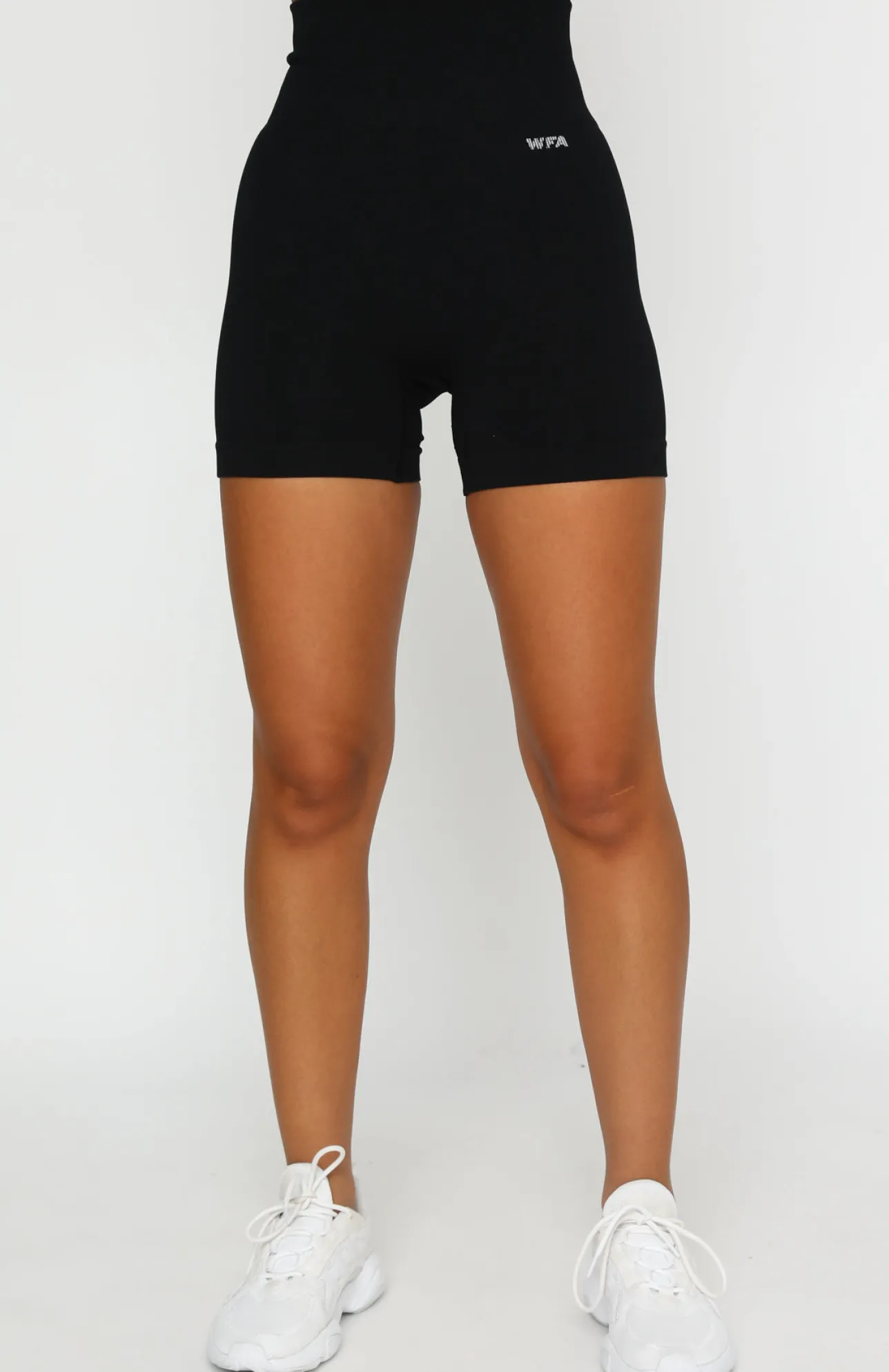 White Fox Boutique Seamless High Waisted Shorts black Sale