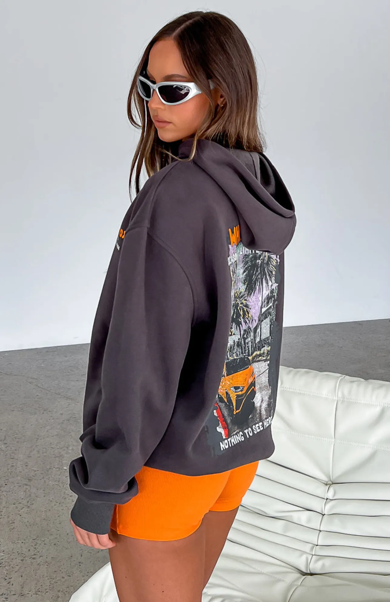 White Fox Boutique Season 13 Hoodie Charcoal grey Cheap