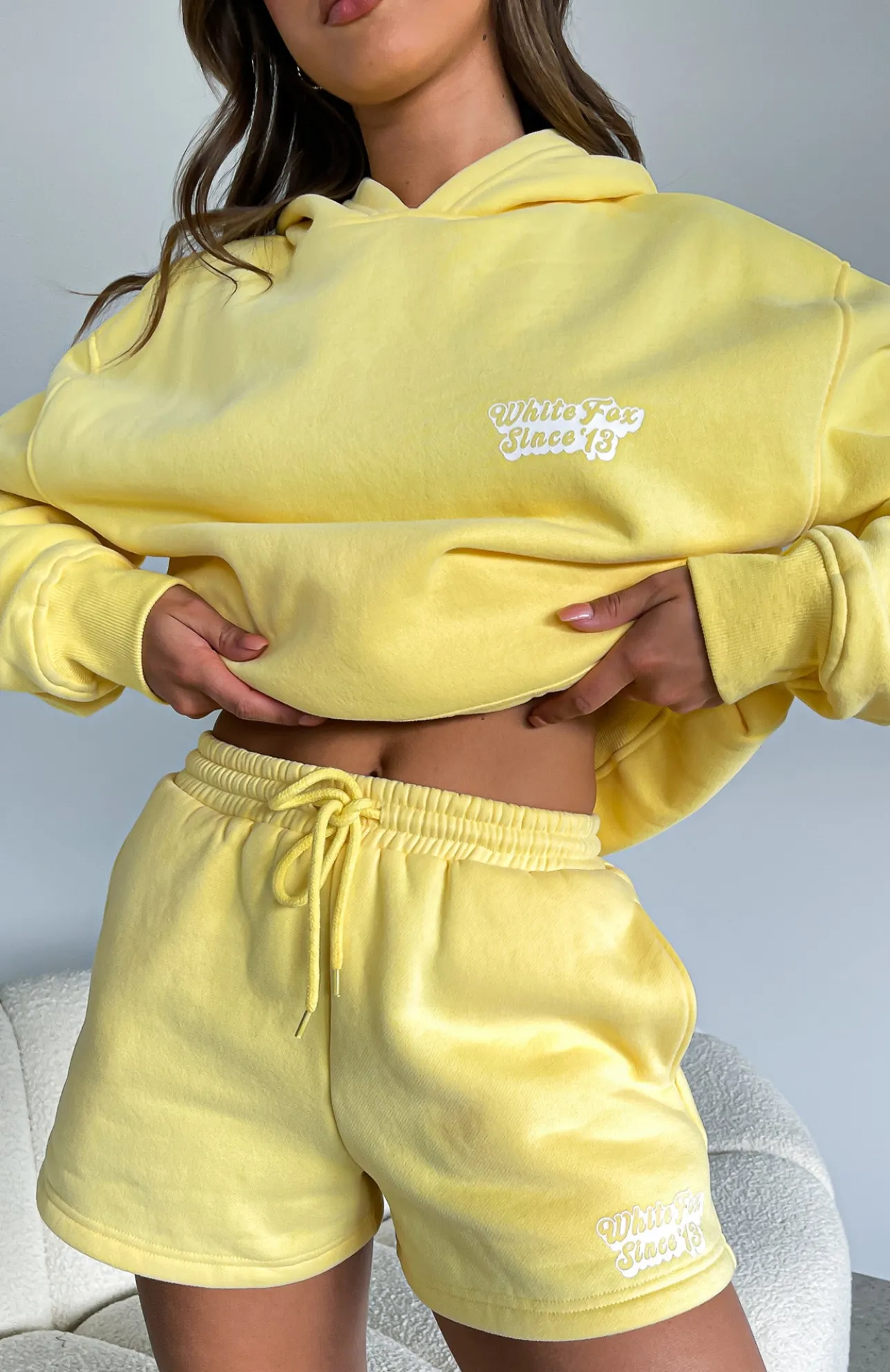 White Fox Boutique Since '13 Lounge Shorts Lemon yellow Store