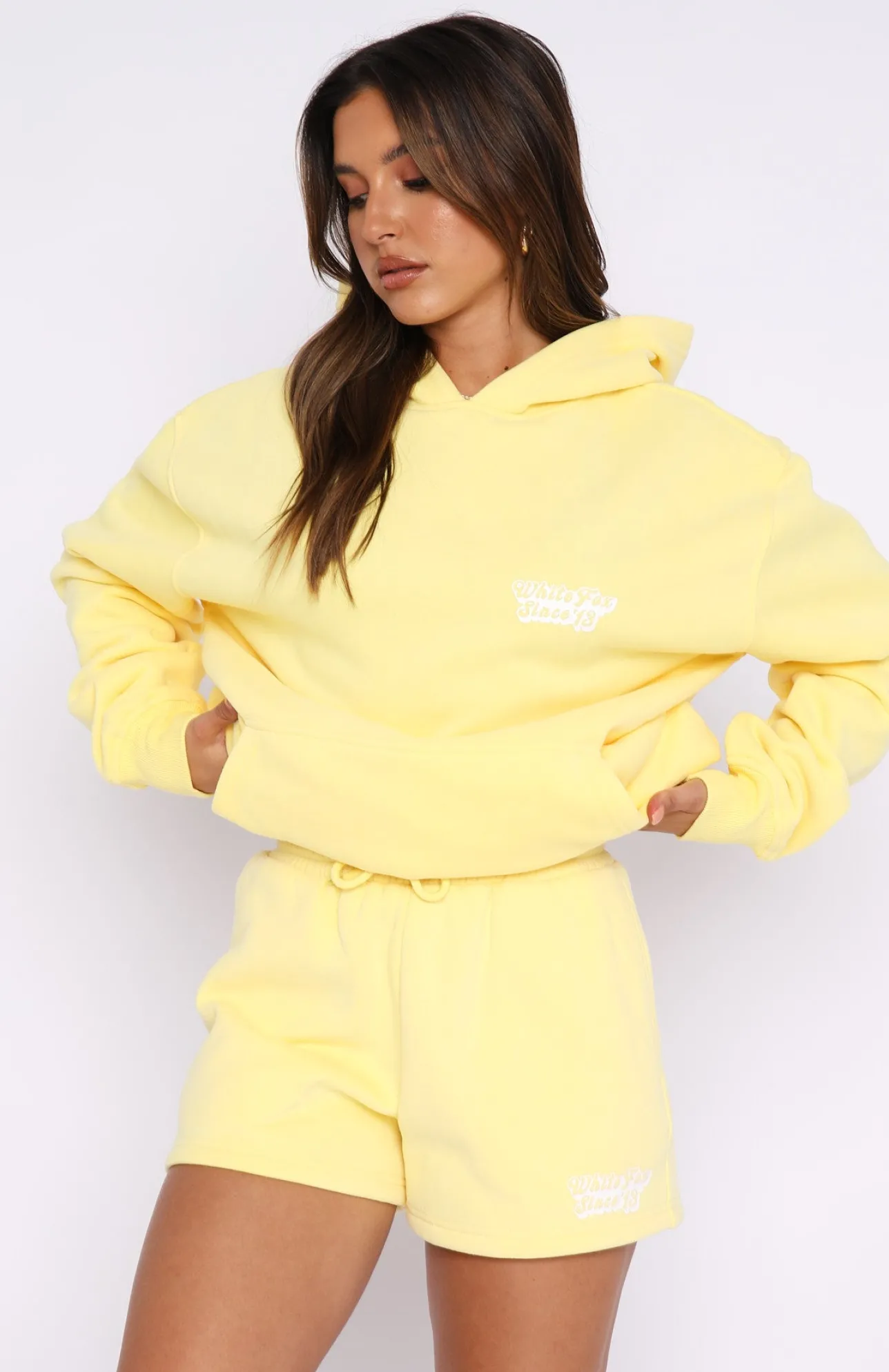 White Fox Boutique Since '13 Lounge Shorts Lemon yellow Store