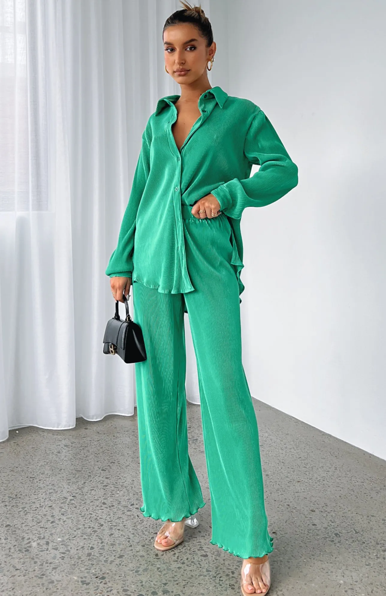 White Fox Boutique Sincerely Yours Pants green Online