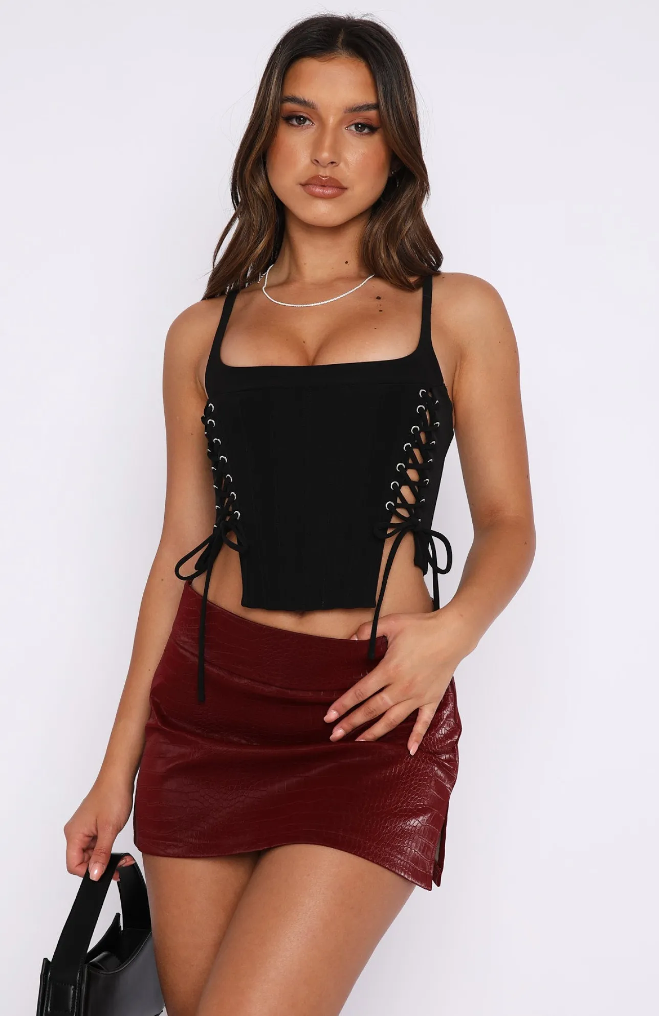 White Fox Boutique Some Like It Hot Bustier black Sale