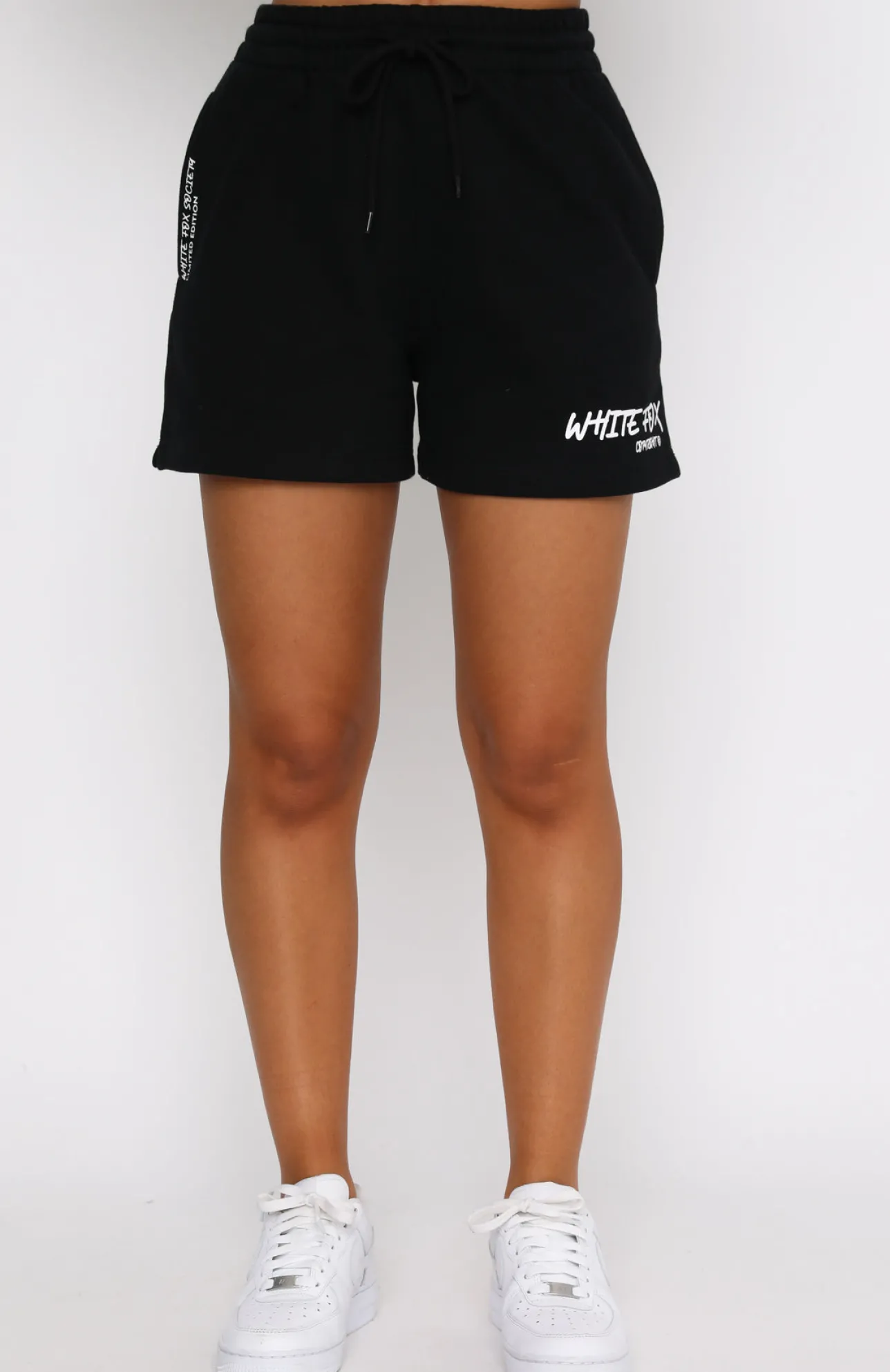 White Fox Boutique State Of Art Lounge Shorts black Cheap