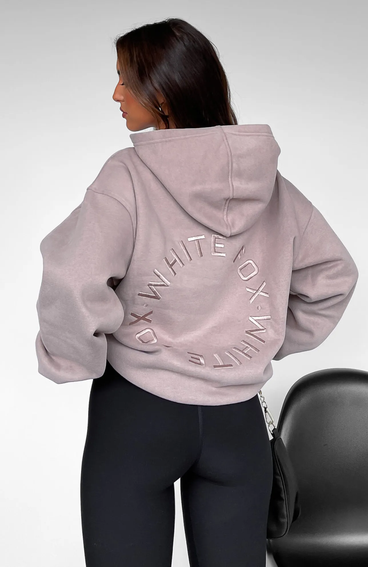 White Fox Boutique Stay Lifted Oversized Hoodie Cinnamon brown Hot