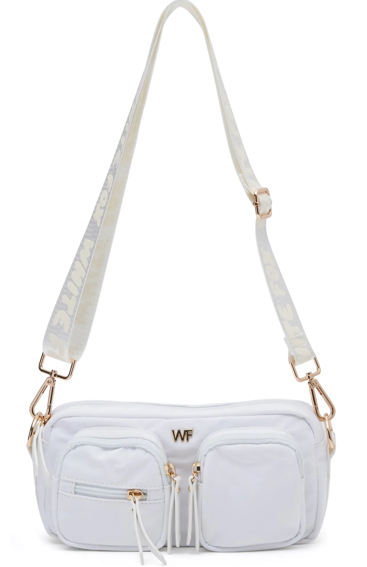 White Fox Boutique Stevie Crossbody Bag Off white Fashion