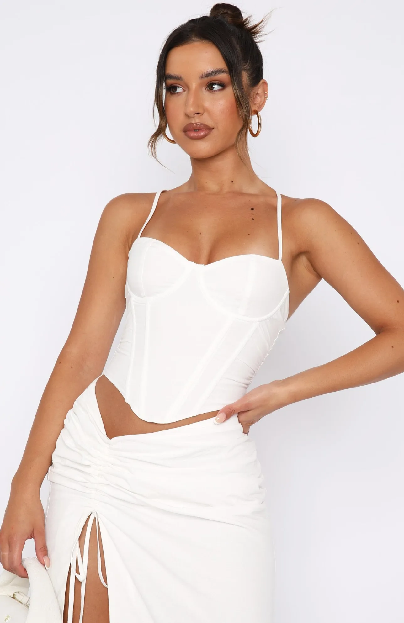 White Fox Boutique Style Icon Bustier white Store