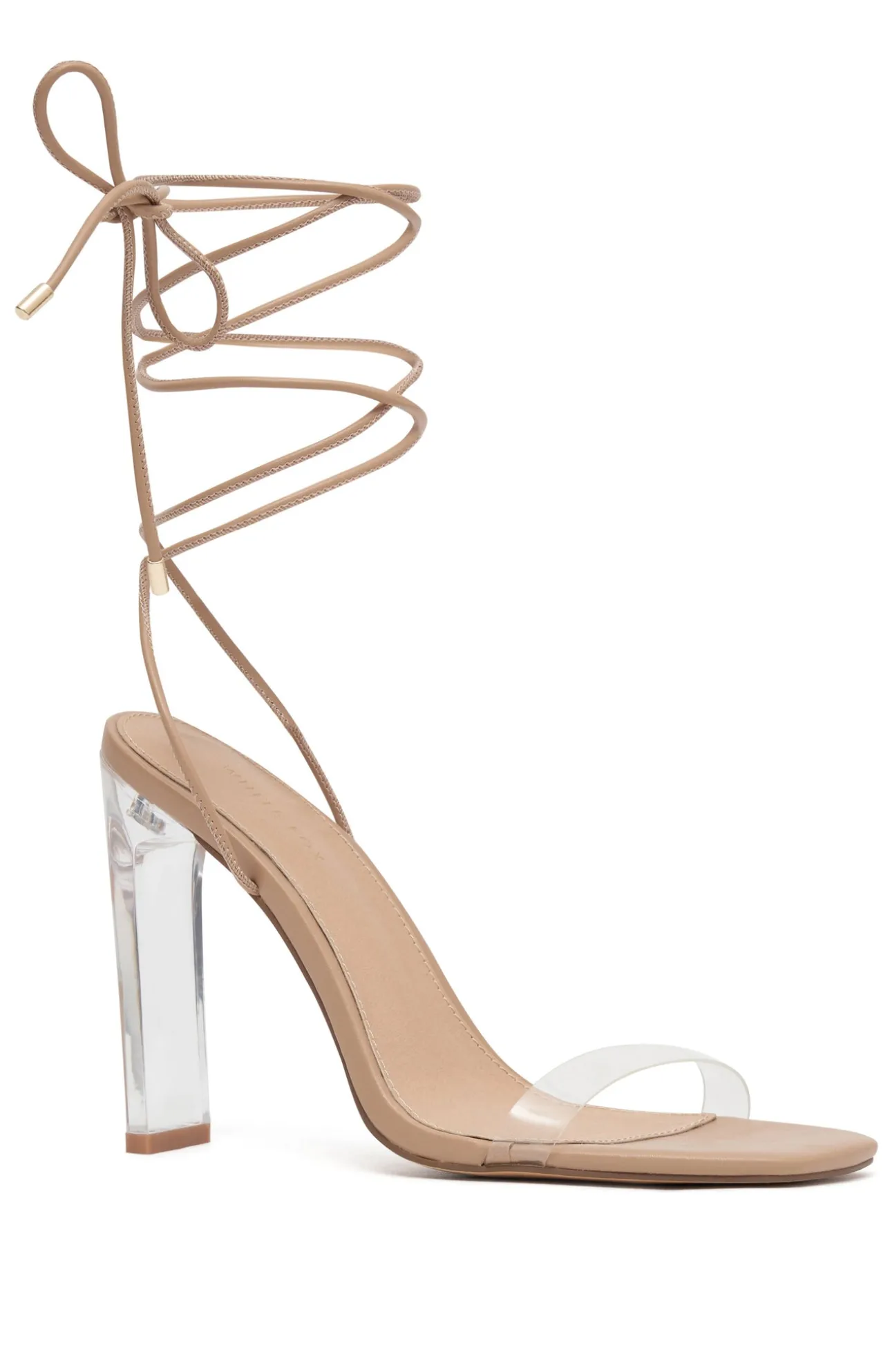 White Fox Boutique Tahnee Heels nude Sale