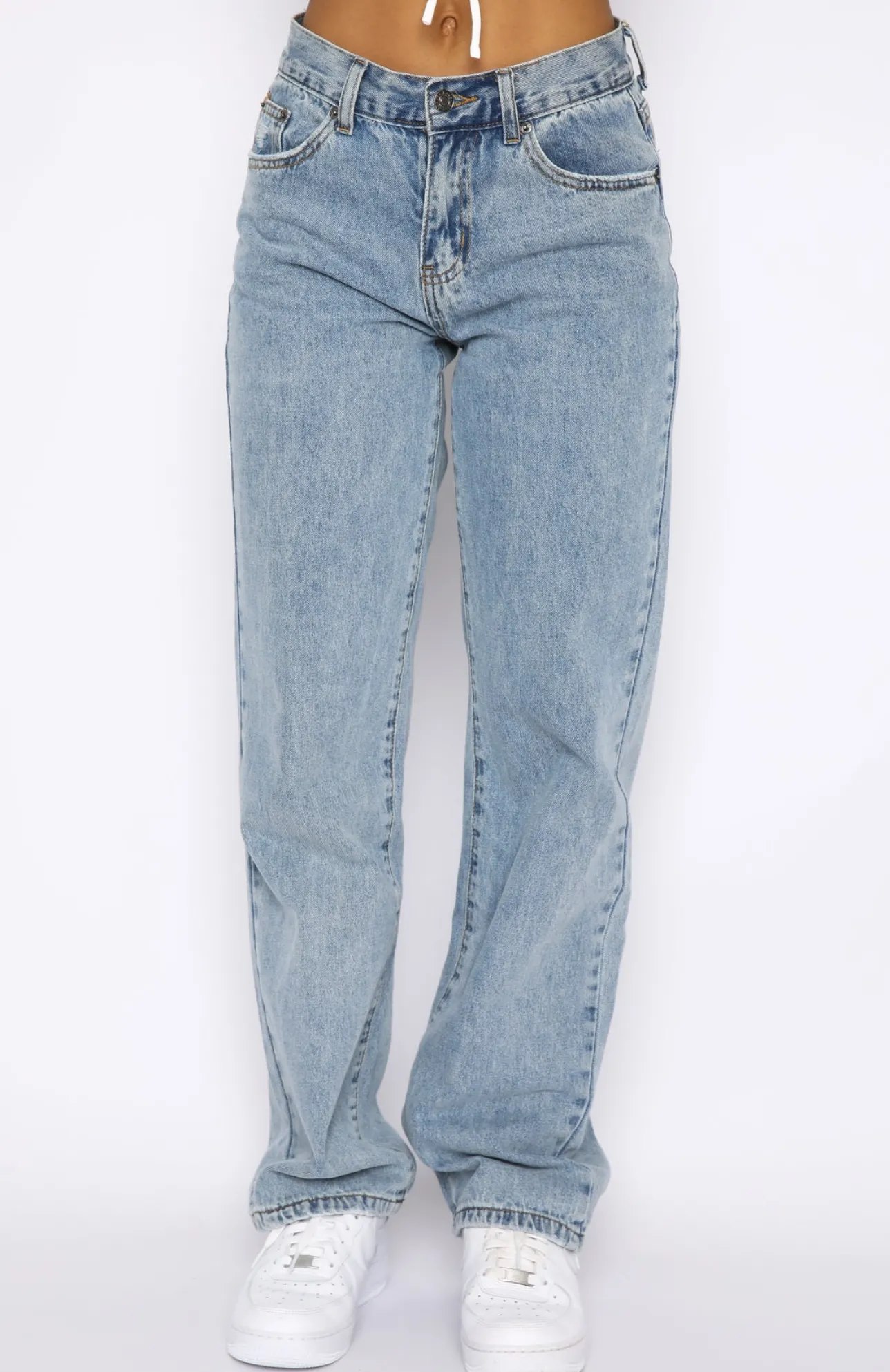 White Fox Boutique Taking A Trip Denim Jeans Wash blue Hot